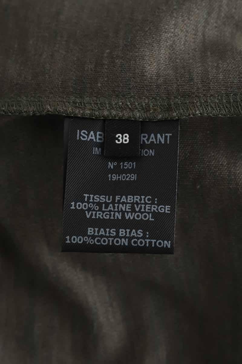 V-neck dress ISABEL MARANT - Seconde Main Khaki