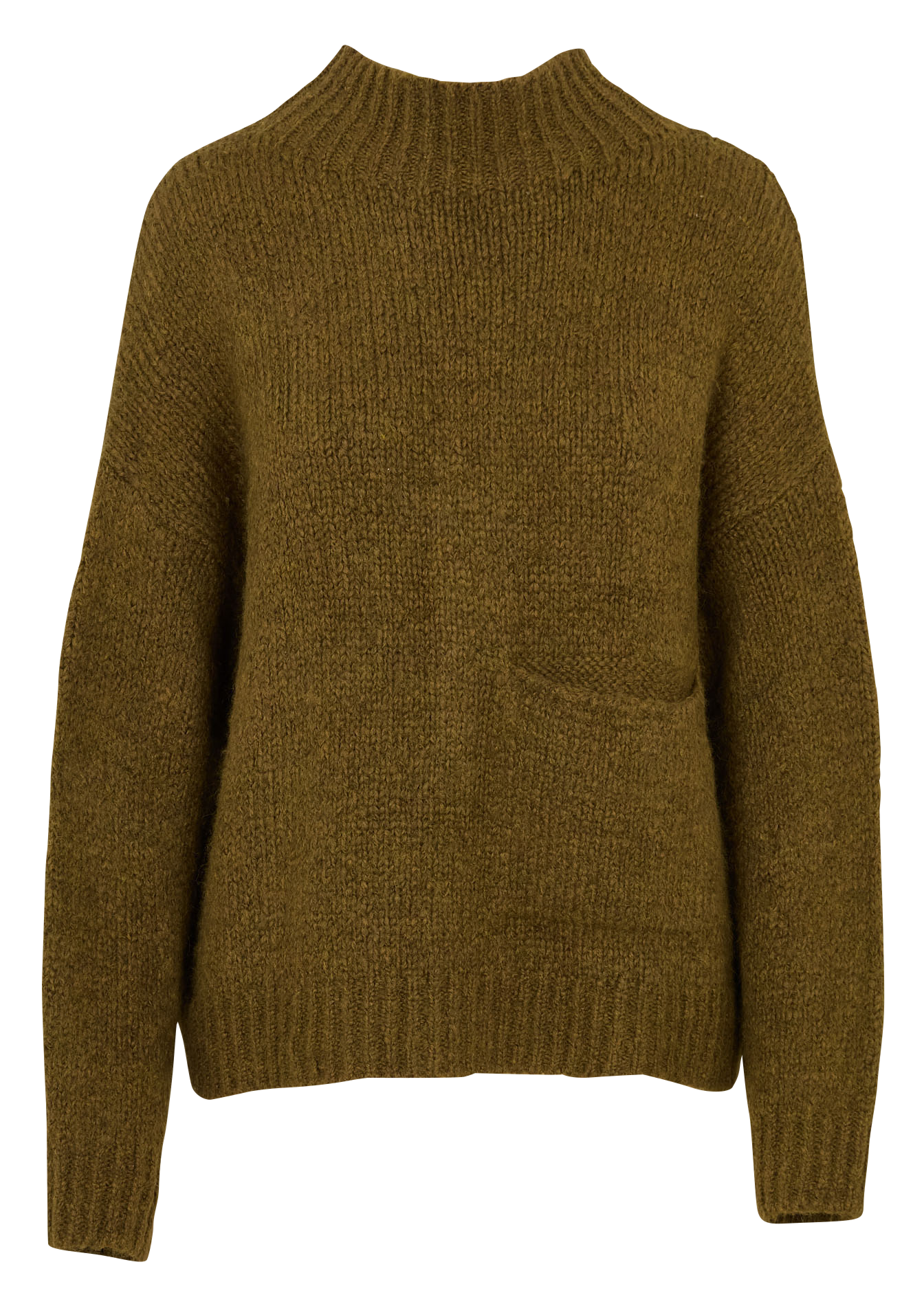 Pull col montant HUMILITY Vert