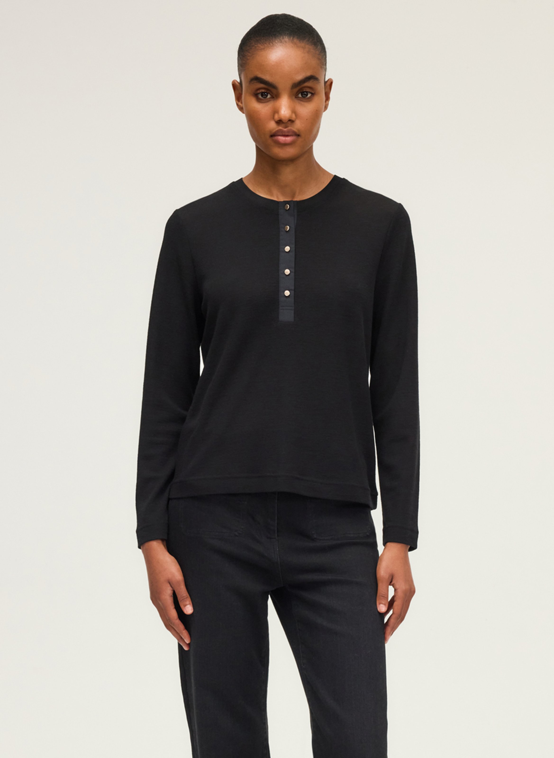 Abidjan wool round-neck sweater PABLO