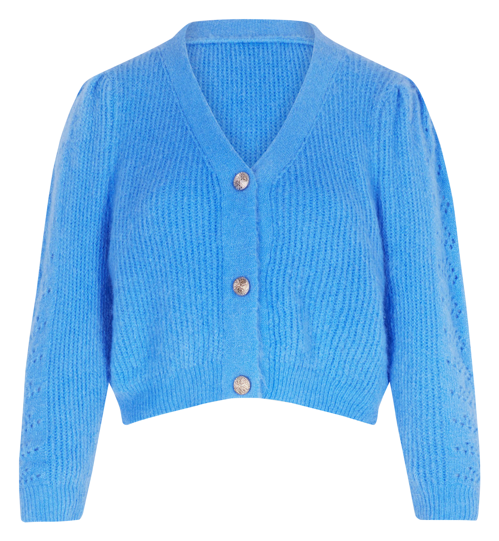 Strickjacke - Schalkragen MORGAN Blau