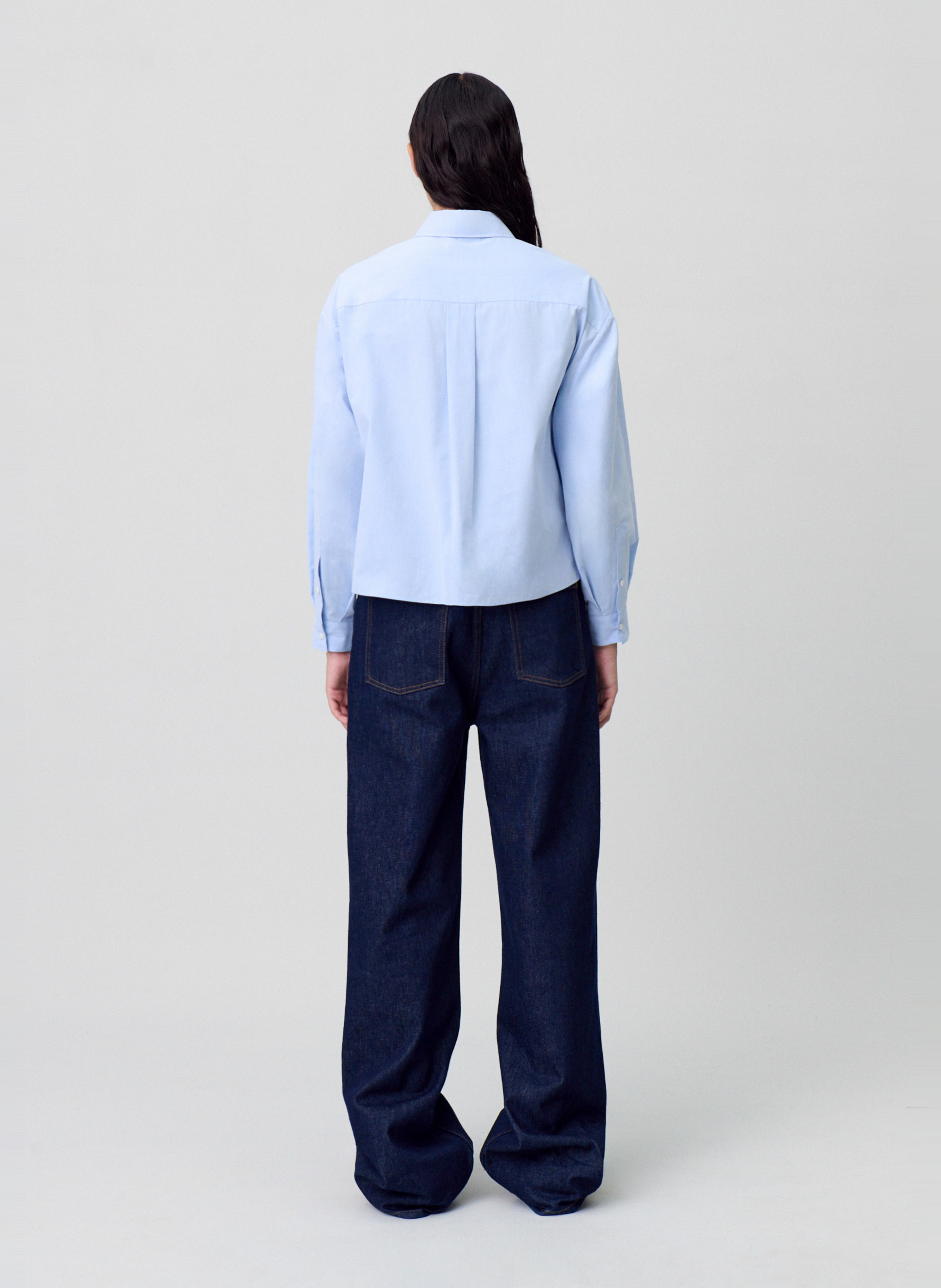 Colonel plain shirt CLAUDIE PIERLOT Blue