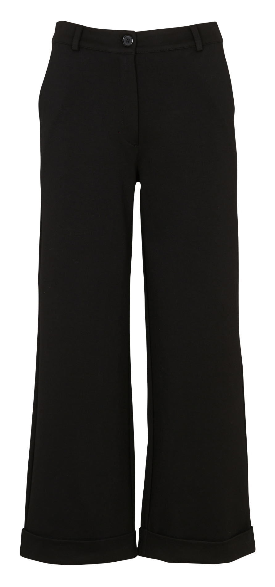 Pantalon droit 7/8 ème uni LA FEE MARABOUTEE Noir