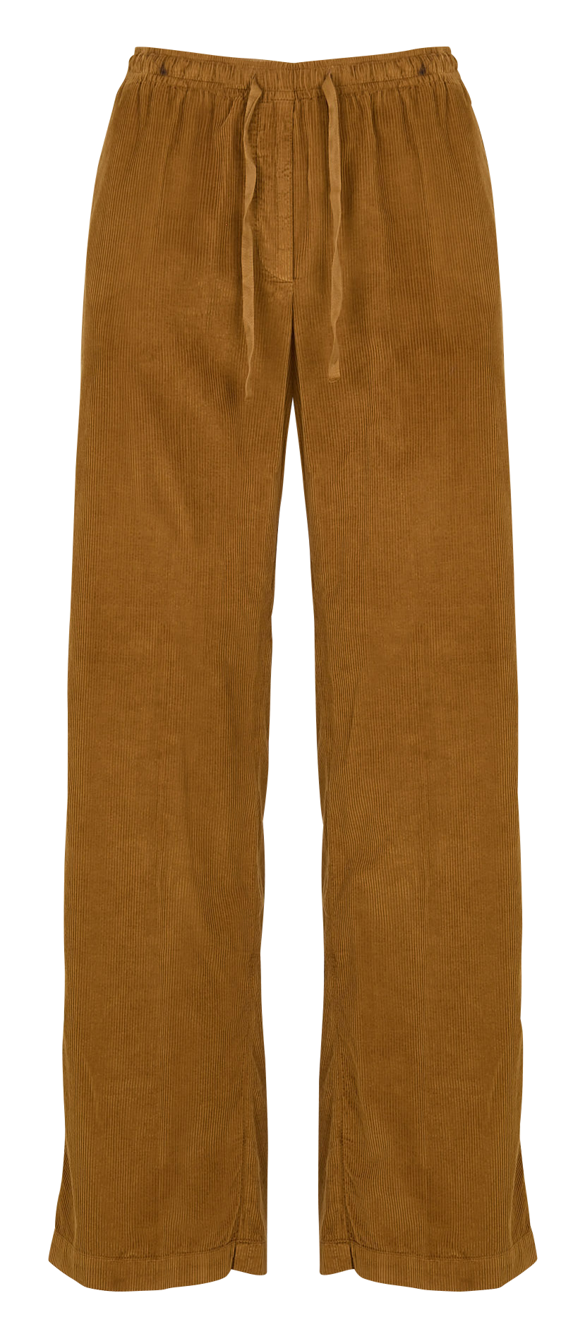 Pantalon large en velours côtelé HARTFORD Marron