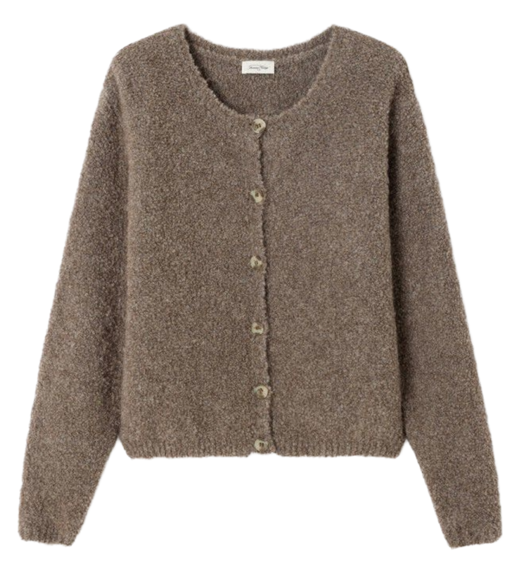 Cardigan oversize en laine mélangée AMERICAN VINTAGE Beige