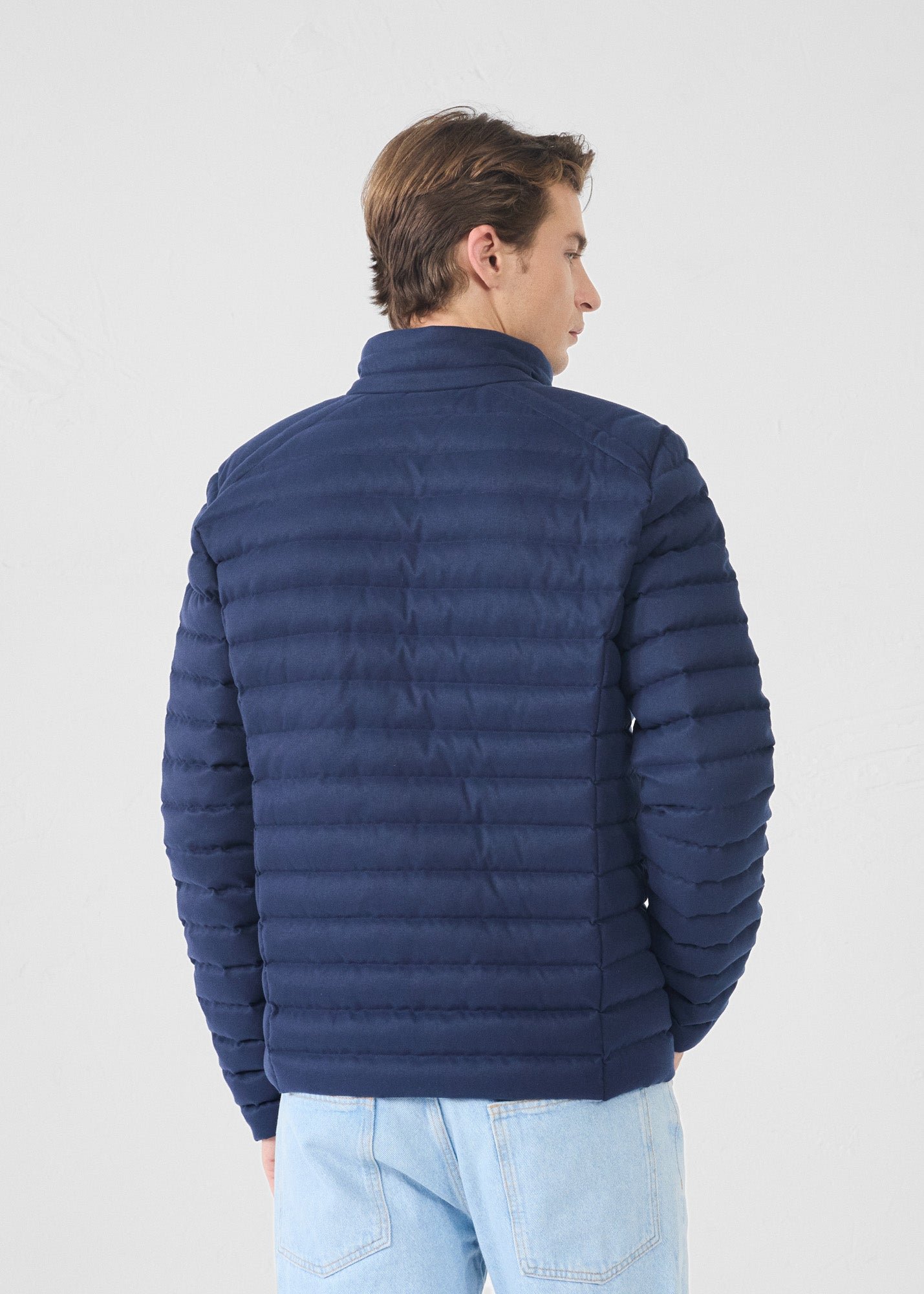 Woolen padded jacket "Matai" JOTT Blue