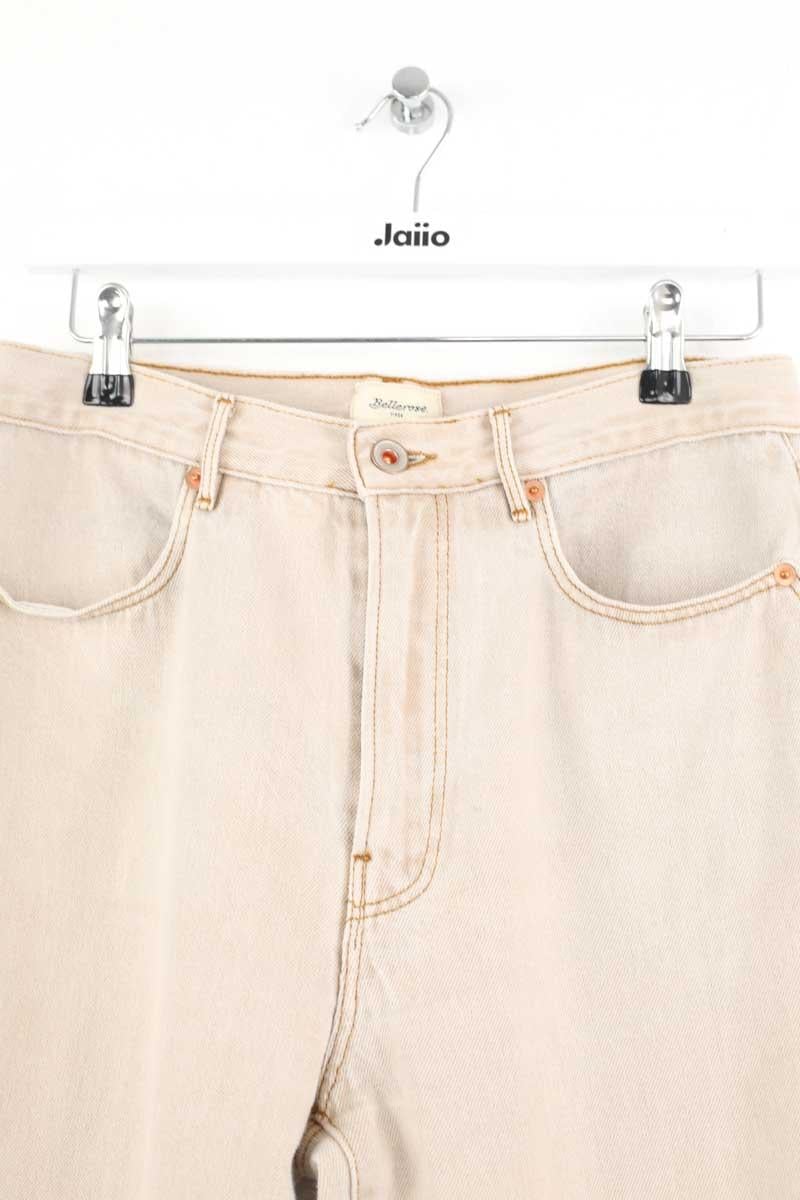 - Straight-leg jeans
- 5 pockets
- Straight cut
- Faded effect BELLEROSE - Seconde Main Beige