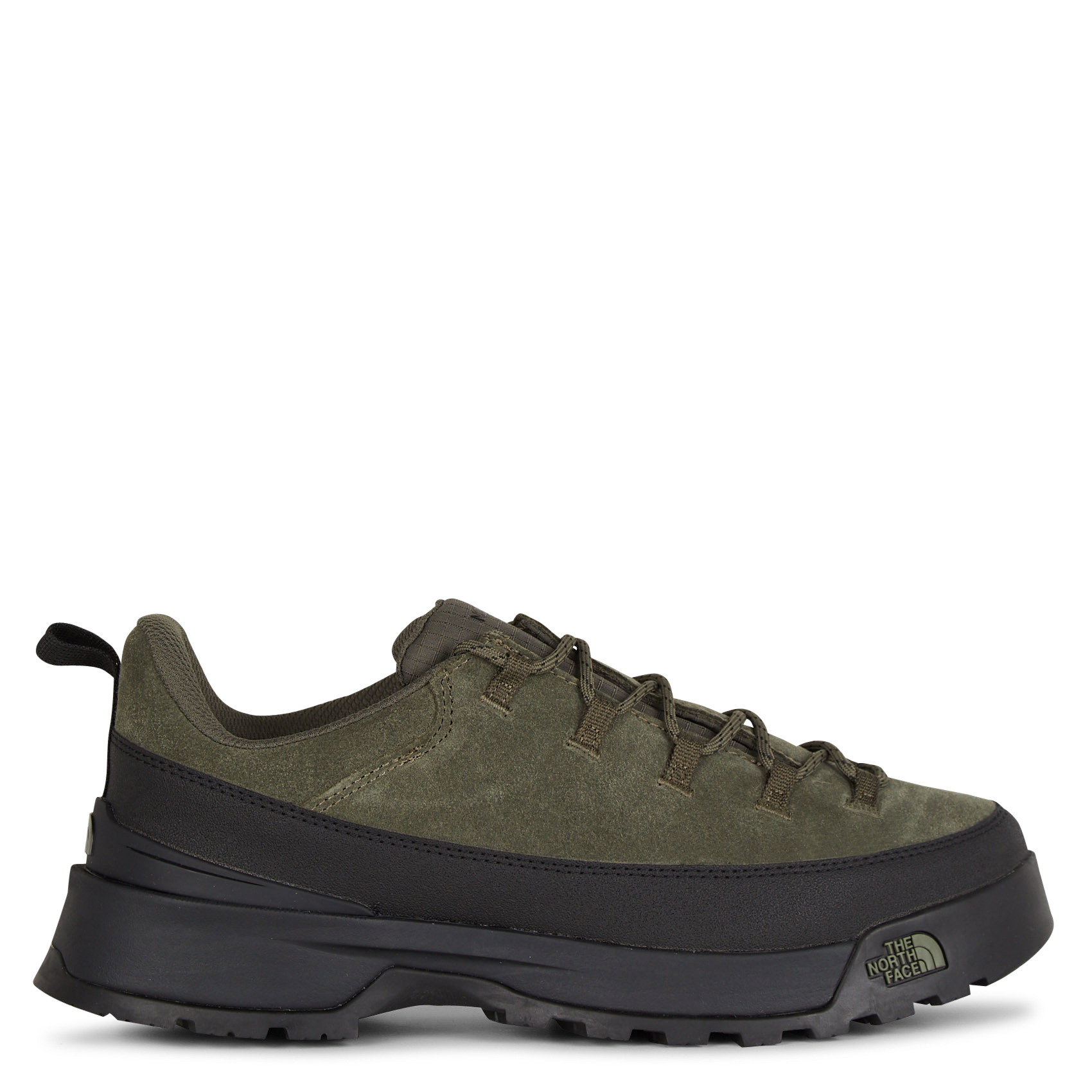 Baskets basses à lacets en cuir THE NORTH FACE Vert