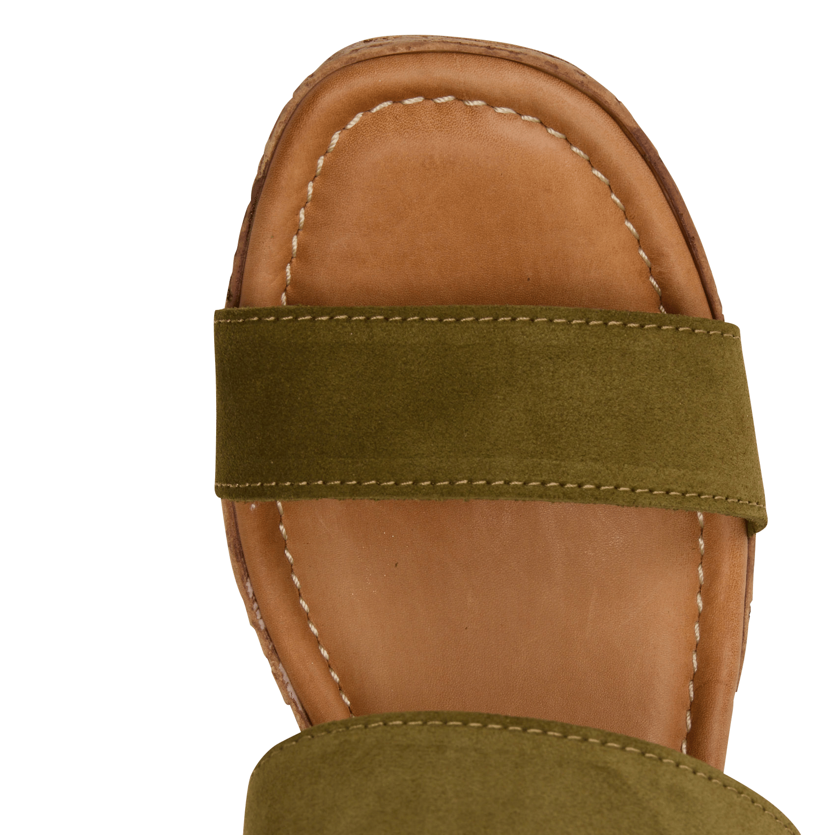 Sandales hautes en cuir LA FEE MARABOUTEE Vert