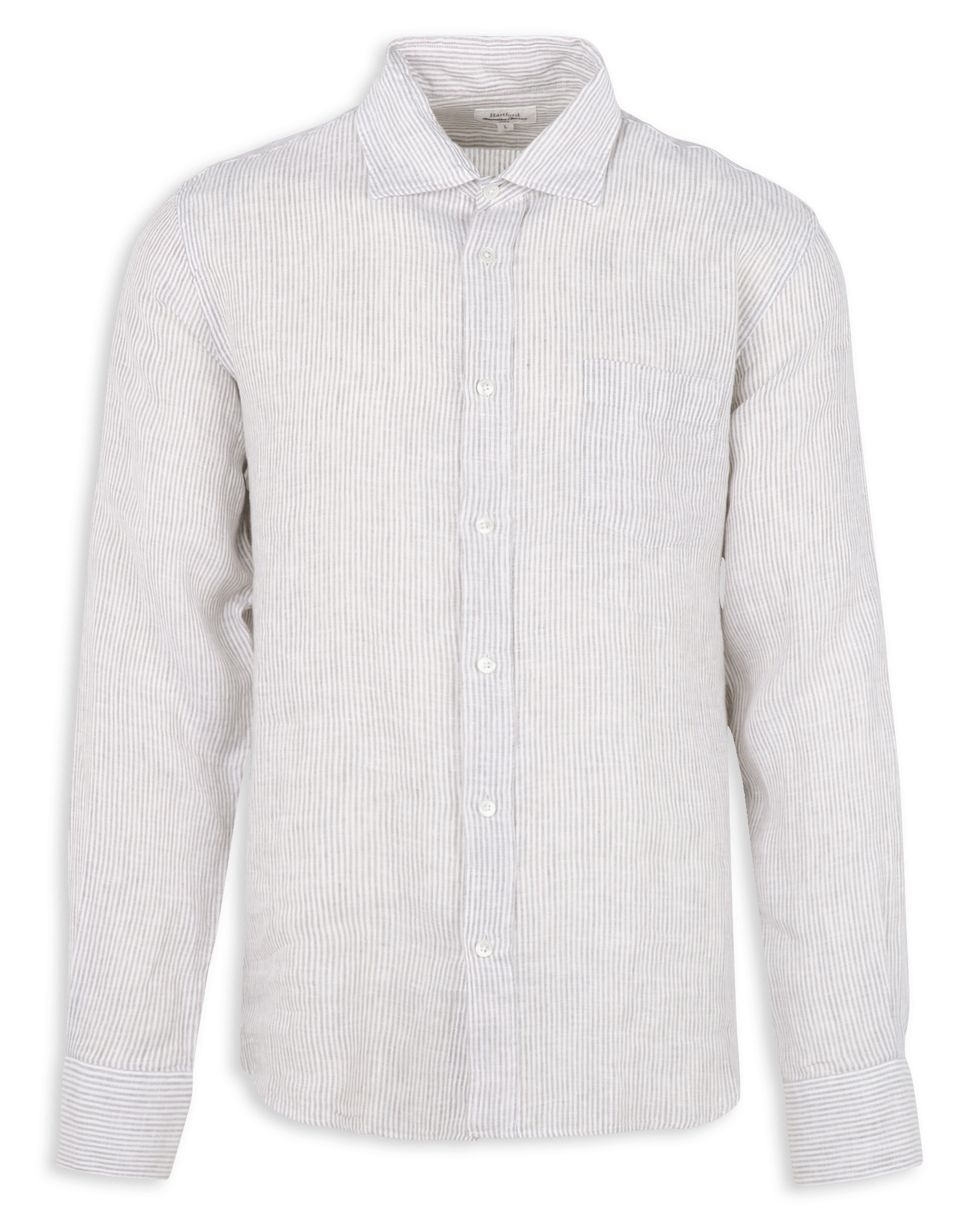 Chemise col classique à rayures HARTFORD