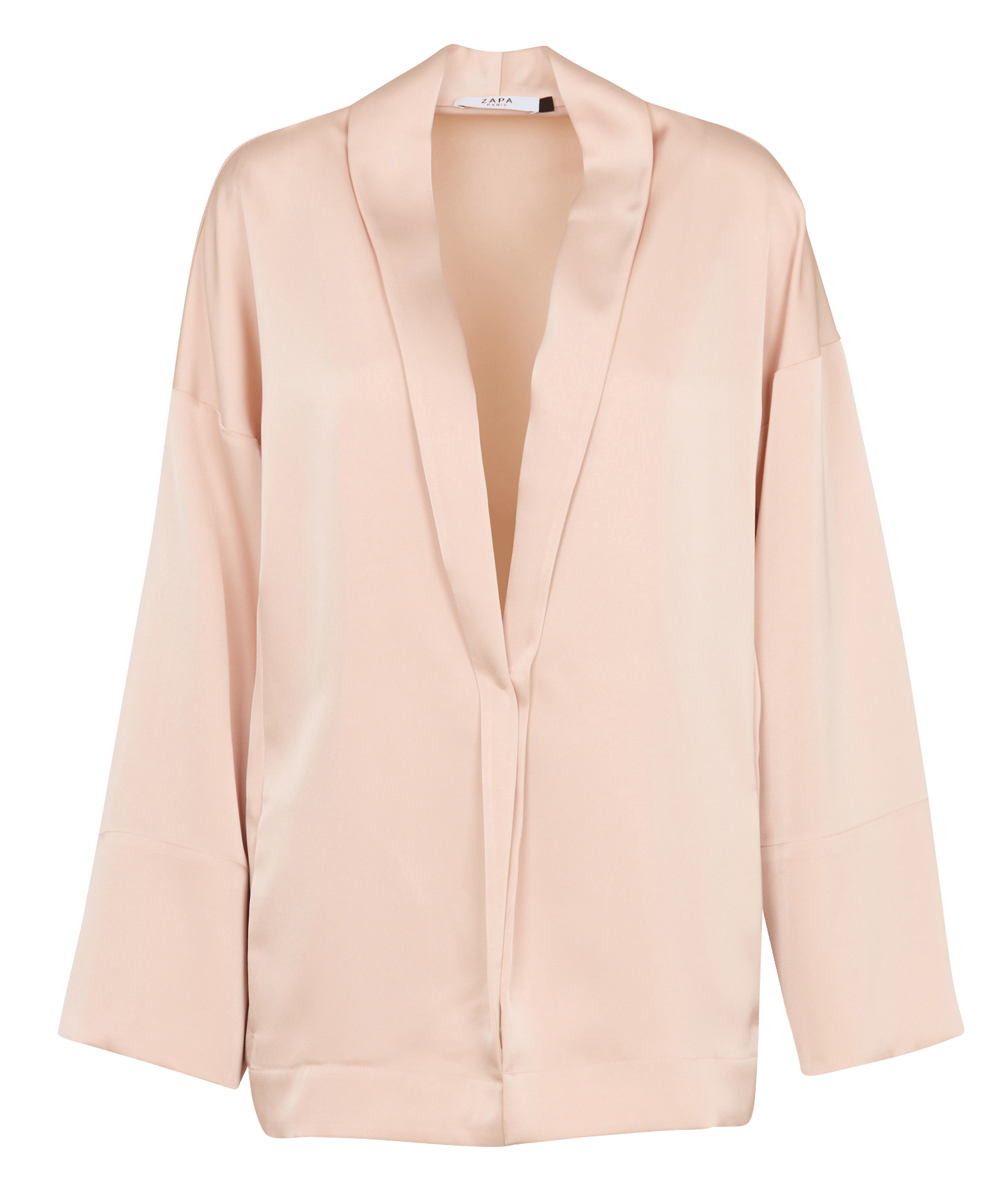 Kimono met sjaalkraag ZAPA Beige