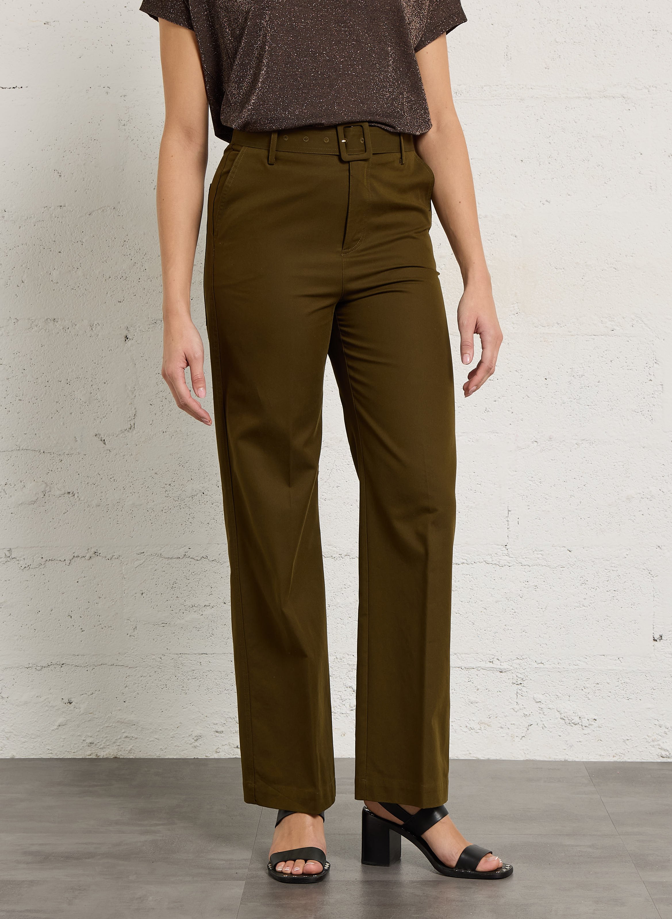 Cotton-blend bucket hat MOMONI Green