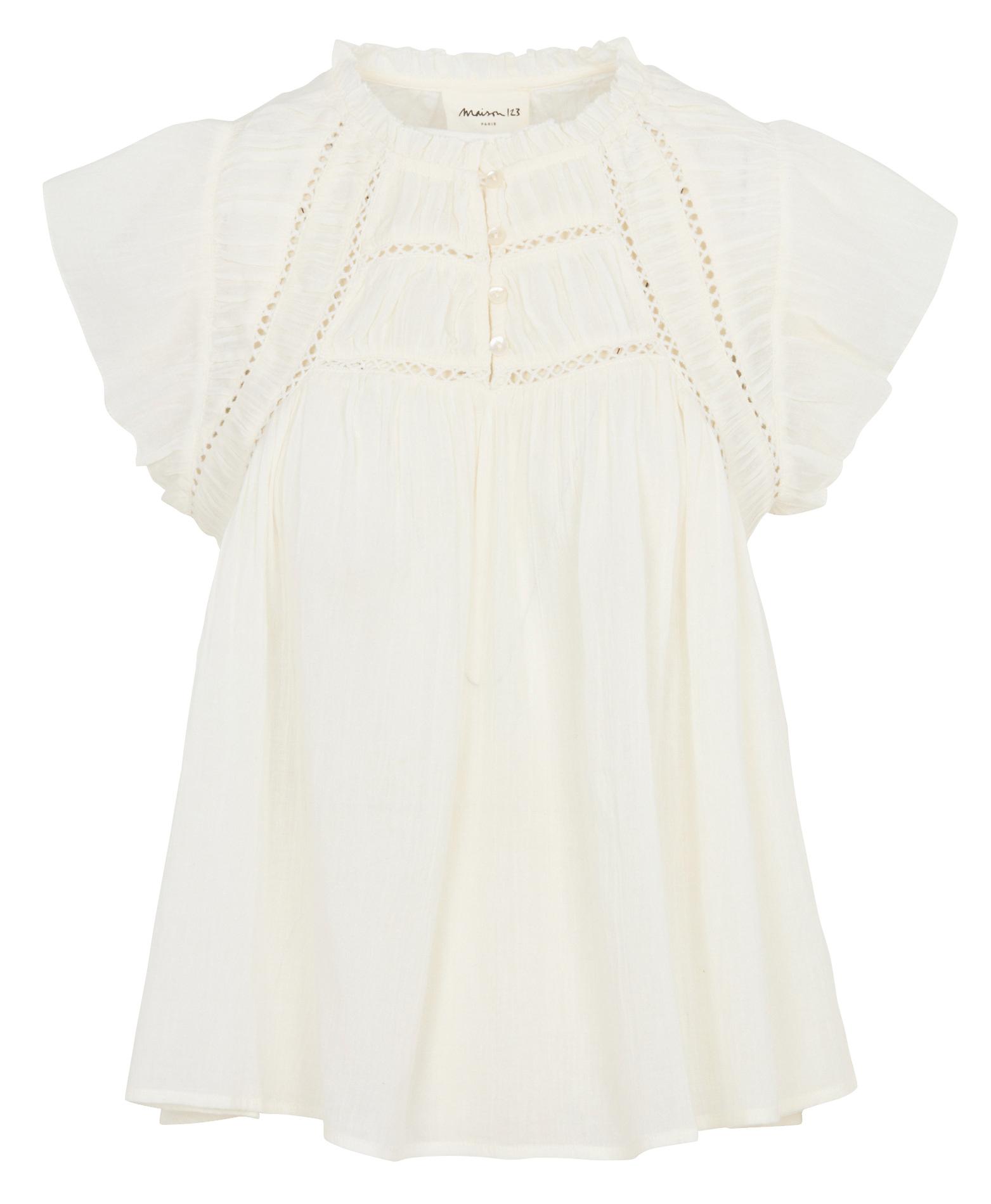 Katoenen blouse MAISON 123 Beige