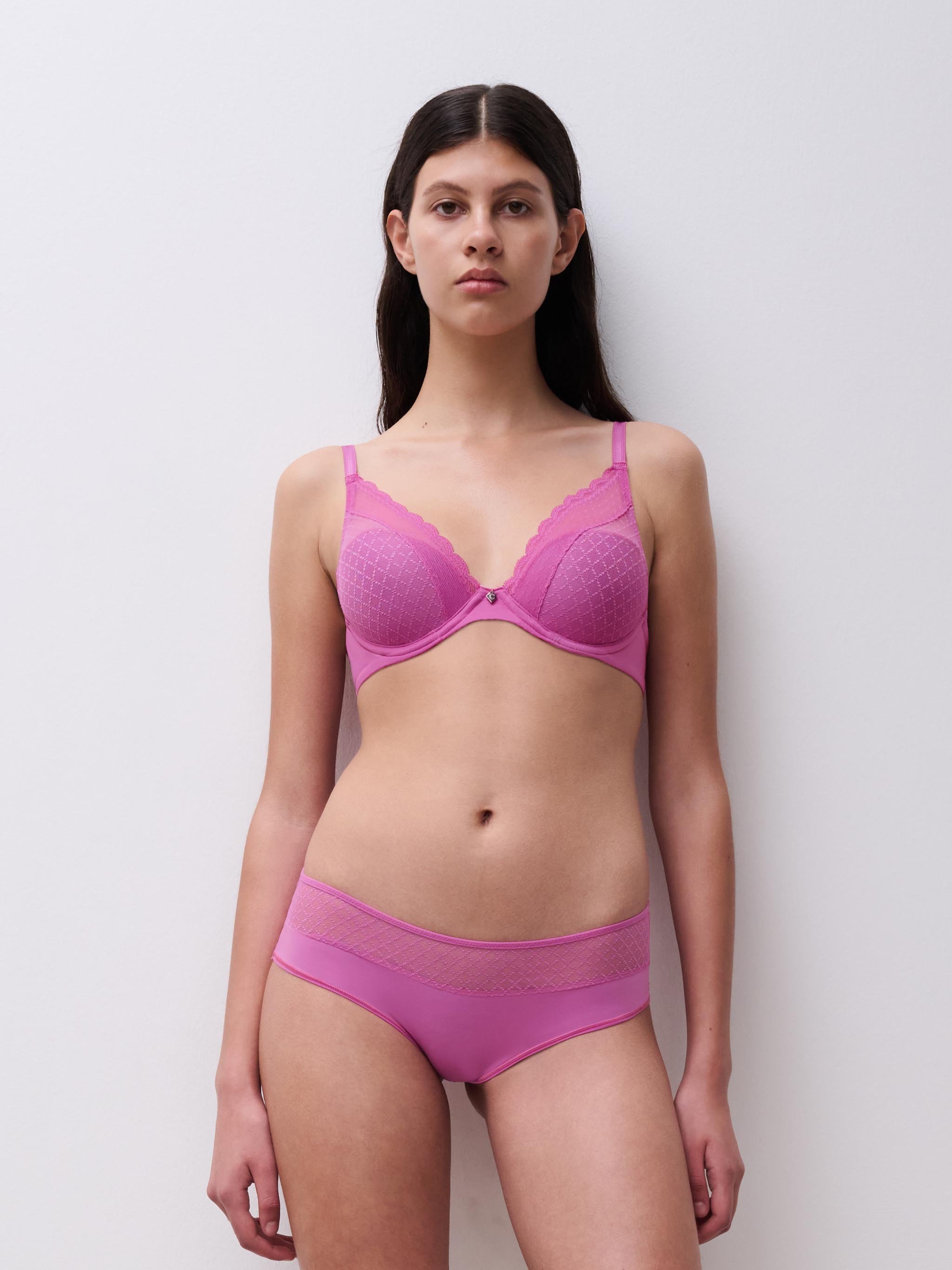 Plunge cup bra CHANTELLE Pink