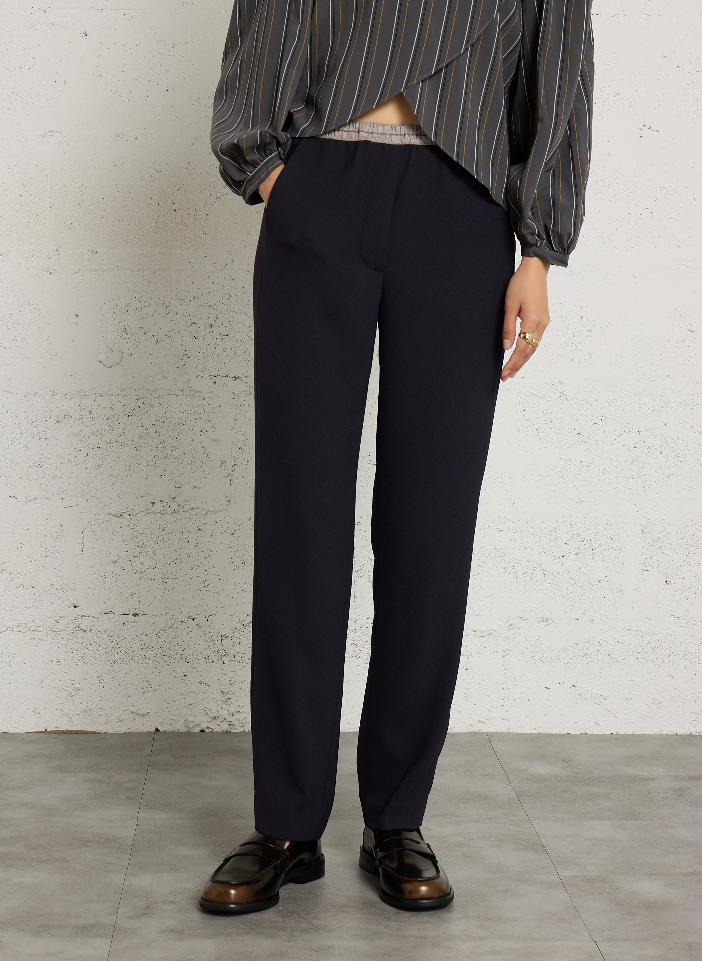 Straight-leg pants HARTFORD Blue