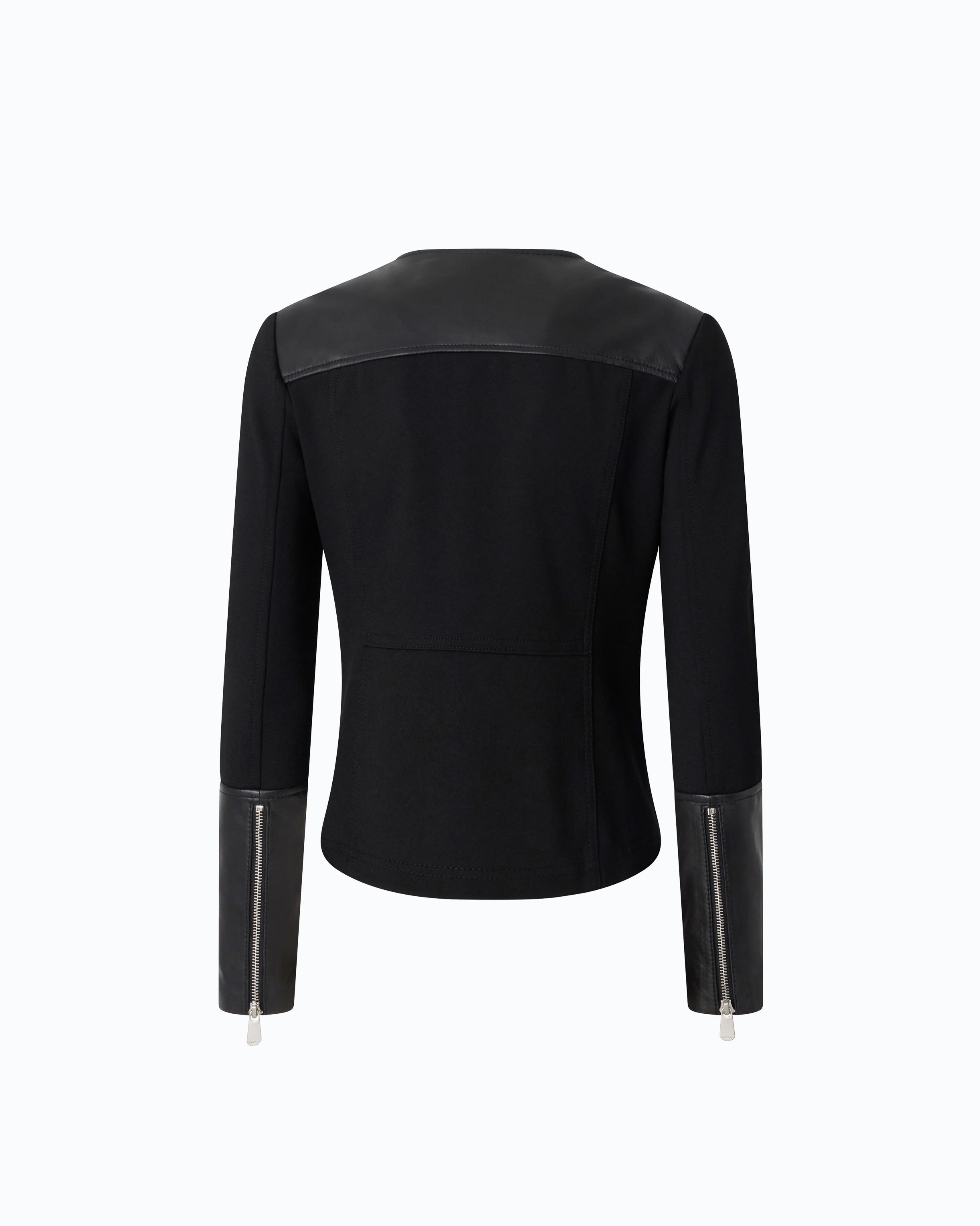 Hybrid biker jacket PINKO Black
