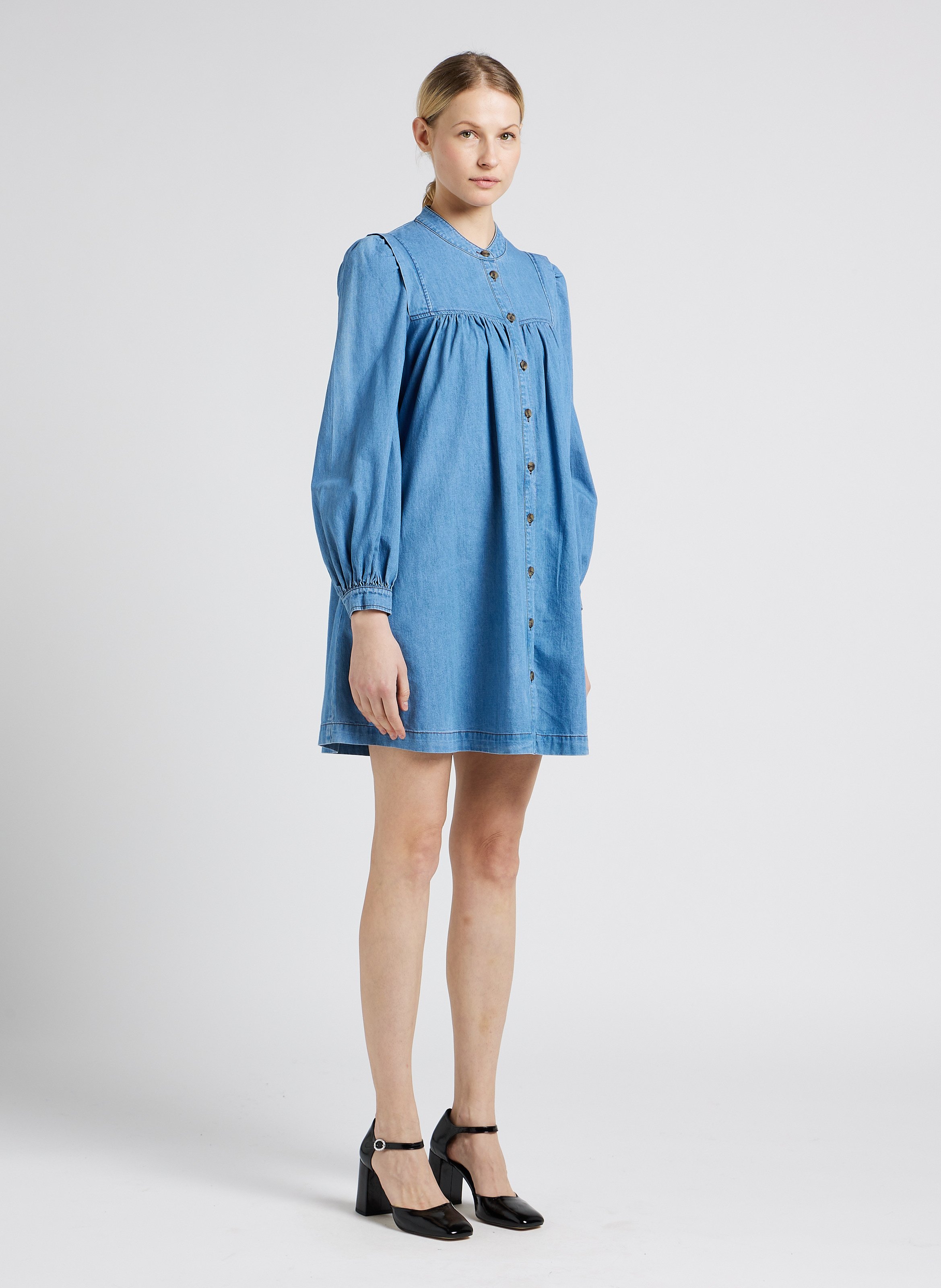 Loosefit 100 Cotton Denim Dress Denim Whistles Women Place des