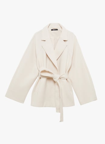 Belted 2025 robe coat