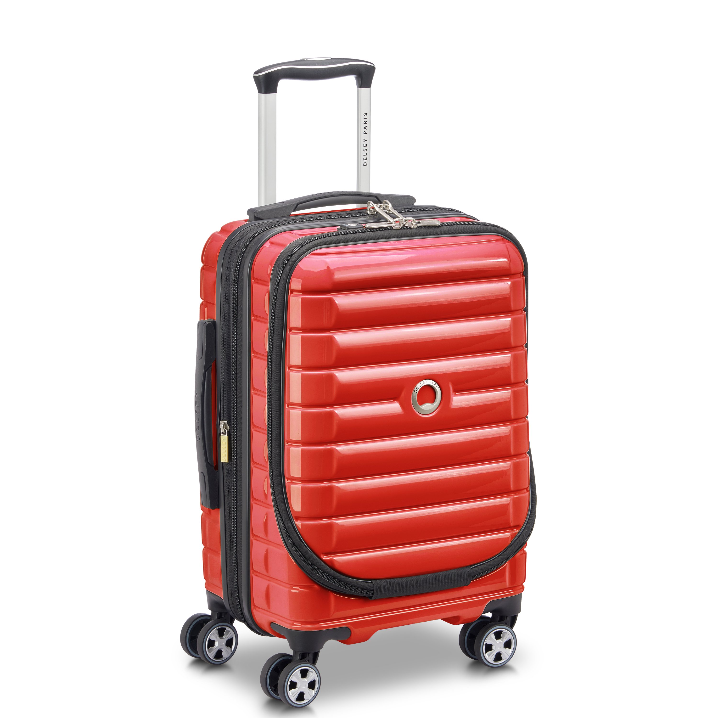 Rigid cabin suitcase DELSEY PARIS Red