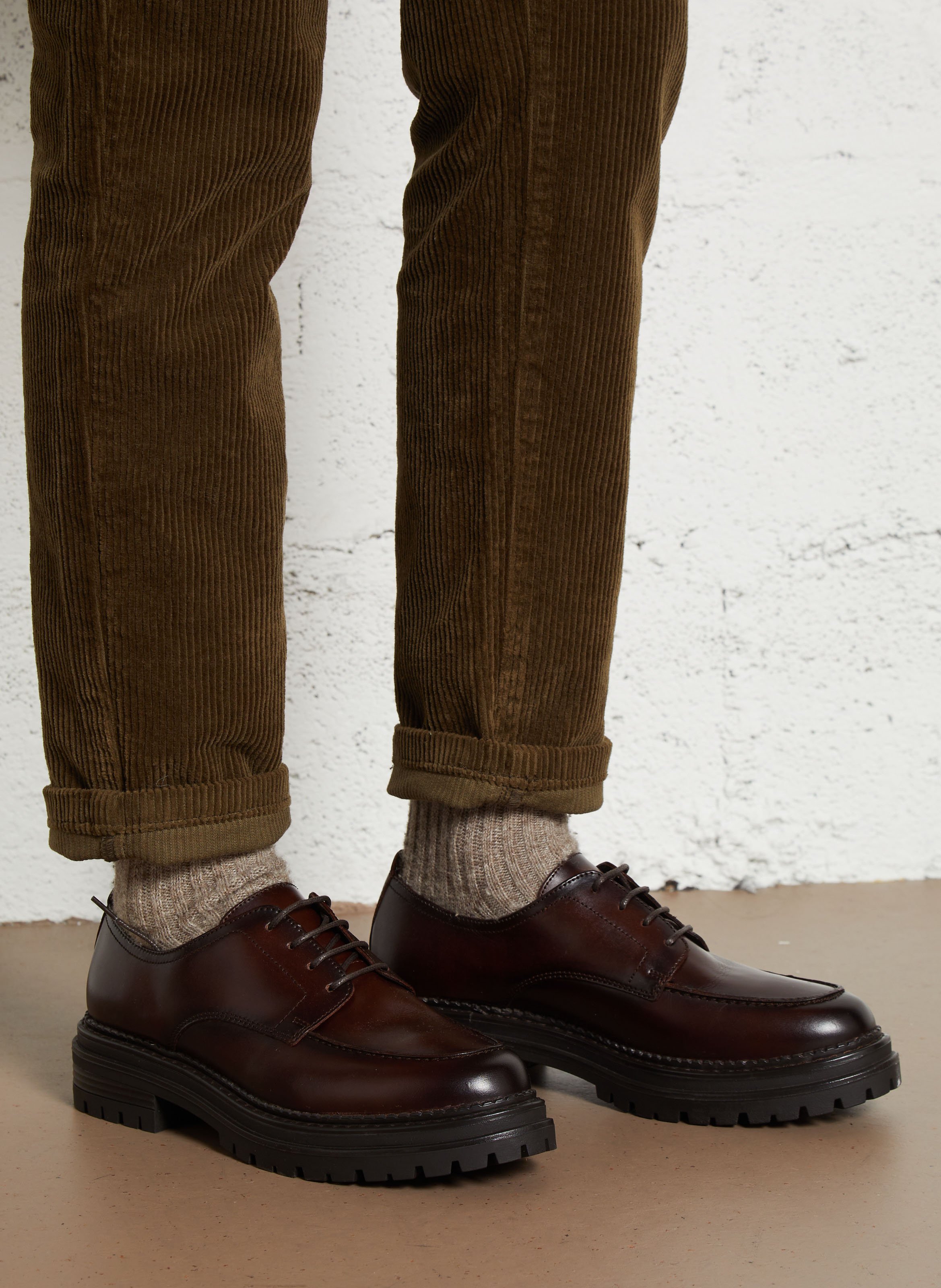 Arthus - Lederschnürschuhe  JONAK Pflaume