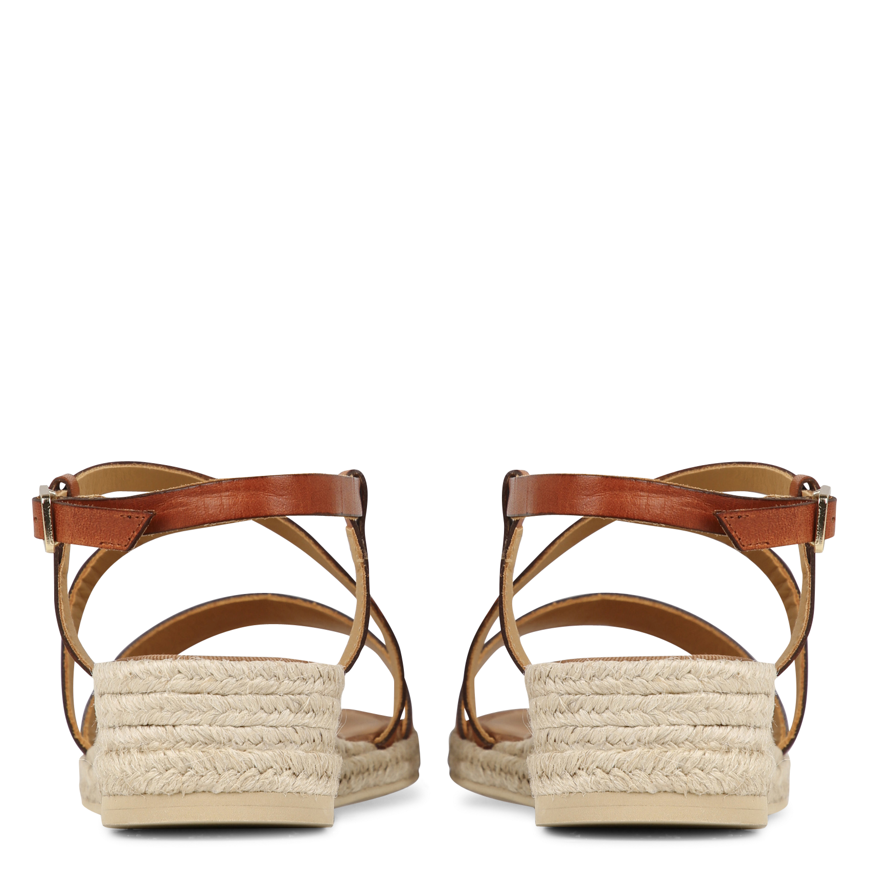 Espadrilles van leer MON SOULIER Bruin