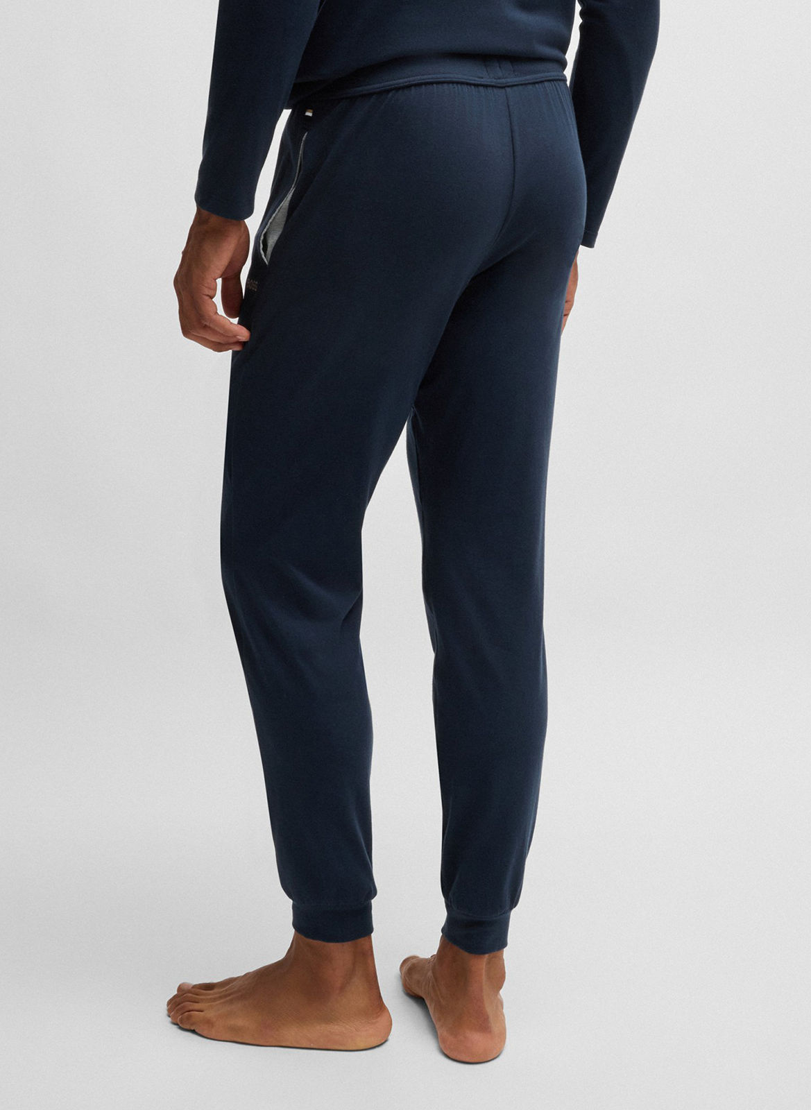 Straight-leg cotton track pants BOSS Blue