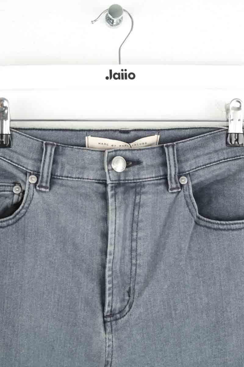 Cotton skinny jeans MARC JACOBS - Seconde Main Grey
