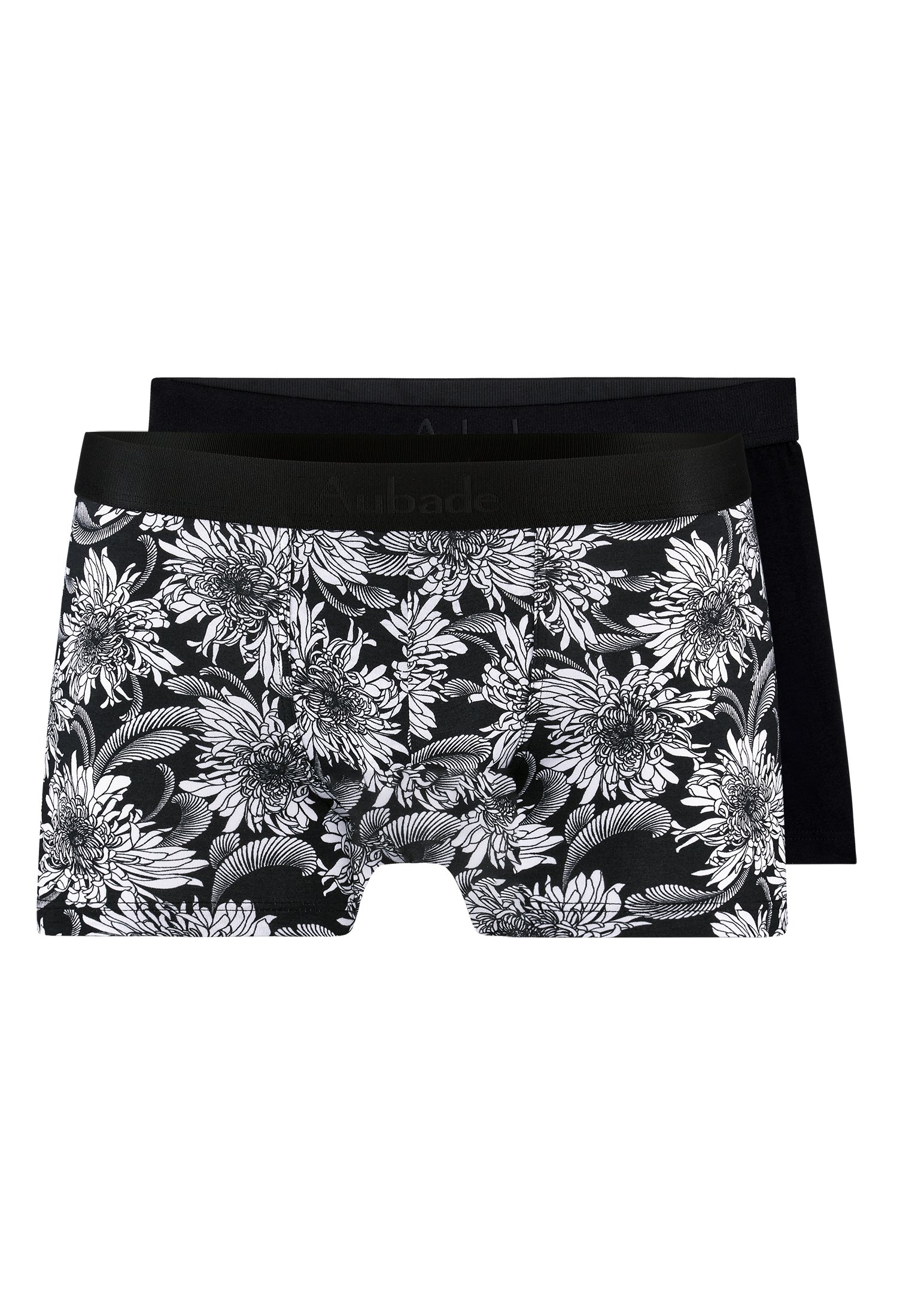 Pack of 2 printed/plain boxer shorts AUBADE Grey