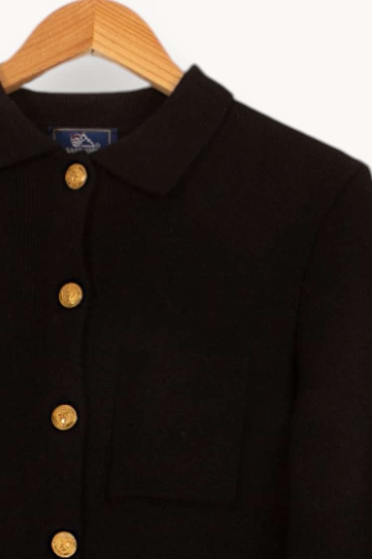 Cardigan SAINT JAMES - Seconde Main Black