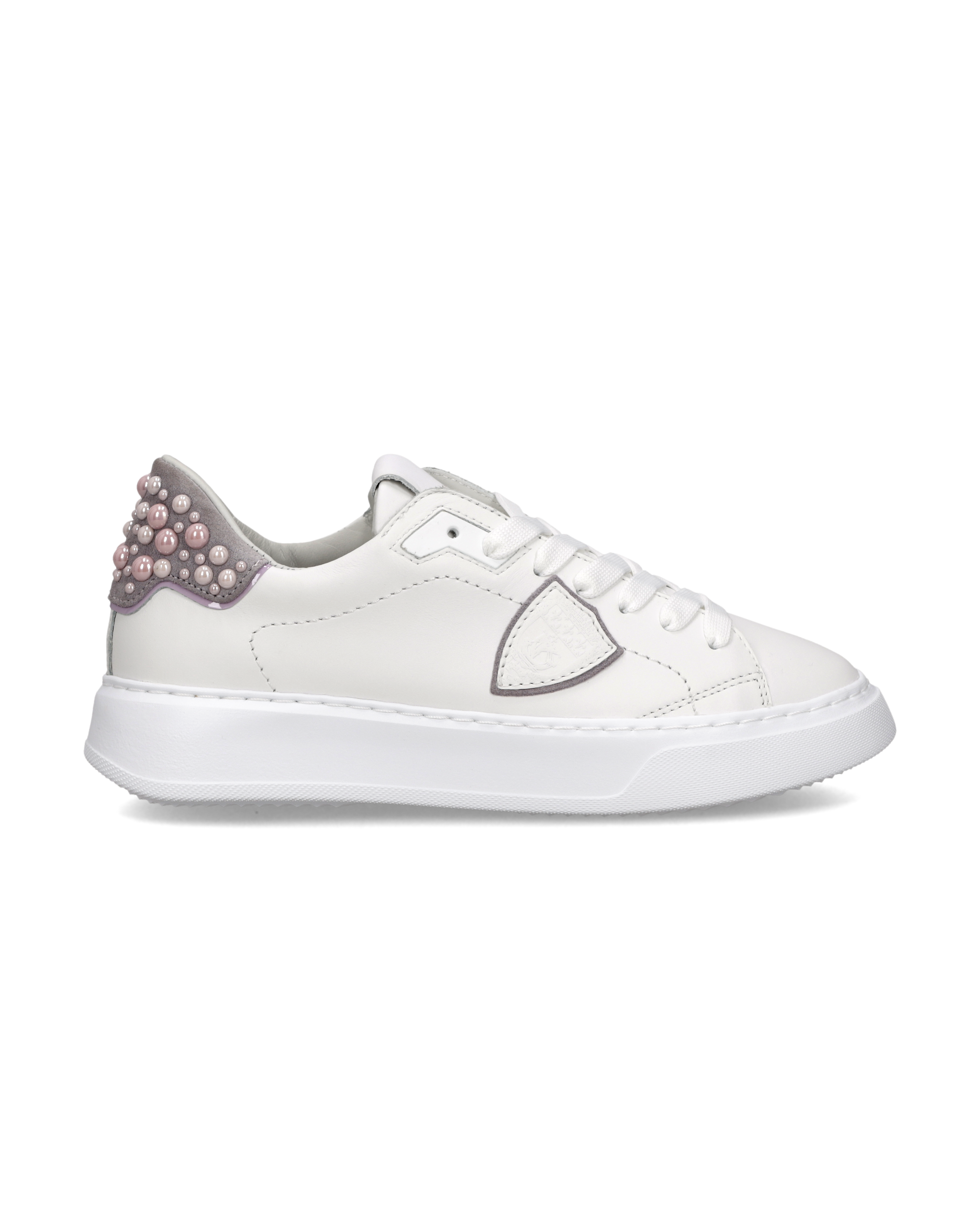 Tennis Temple Sneakers. PHILIPPE MODEL Pink