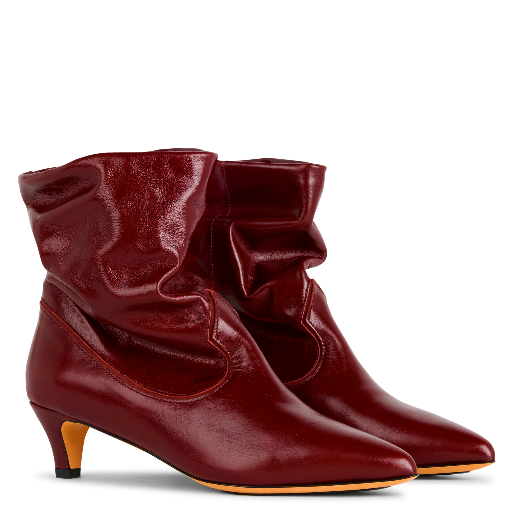 Bottines en cuir ANONYMOUS COPENHAGEN Rouge