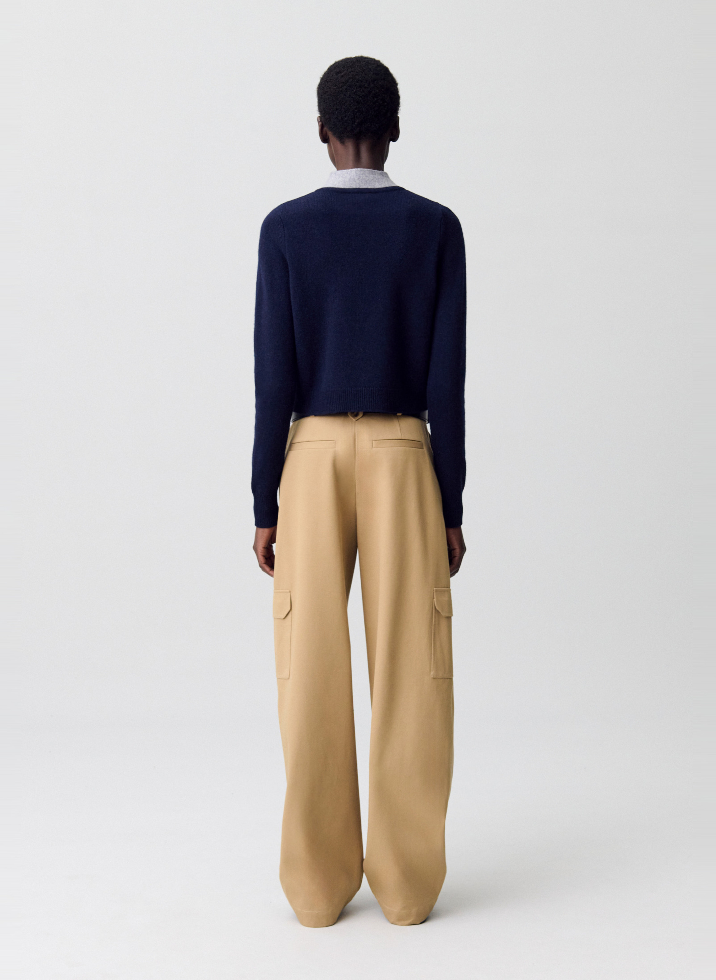 Pull col foulard en laine mélangée CLAUDIE PIERLOT Multicolore