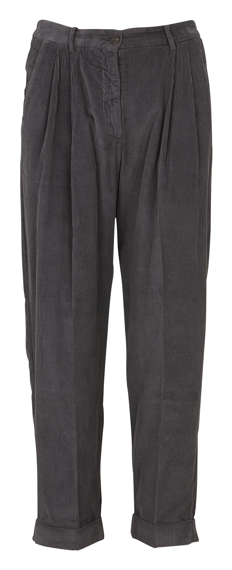 Pantalon droite en coton HARTFORD Gris