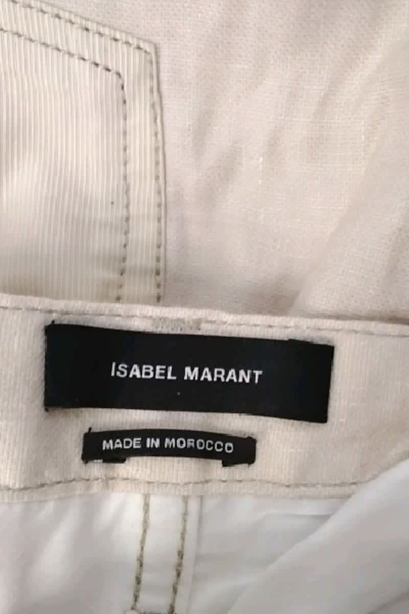 Carrot trousers ISABEL MARANT - Seconde Main Beige