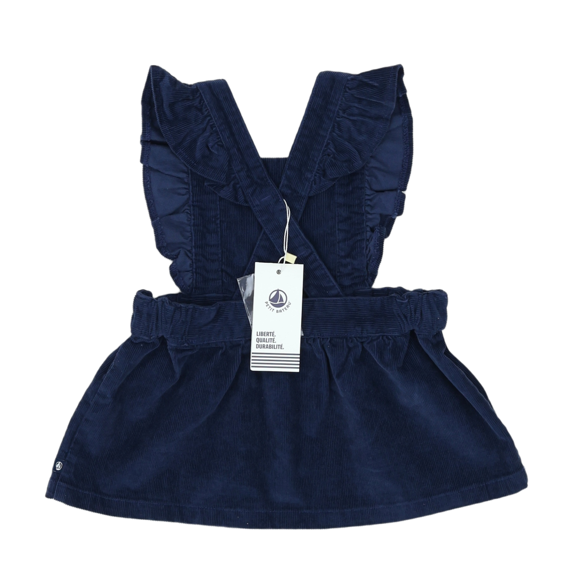 Blue baby dress - 6 months PETIT BATEAU - Seconde Main Blue
