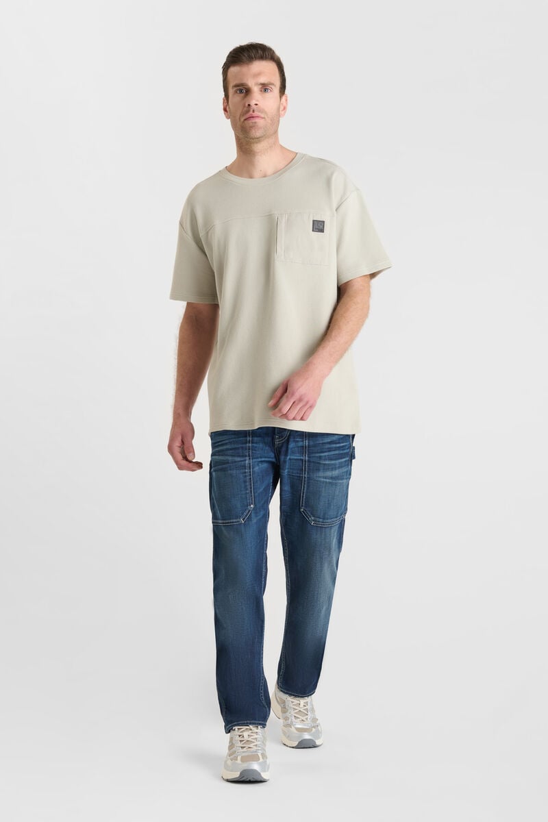 Tommy Badge T-shirt LE TEMPS DES CERISES Beige