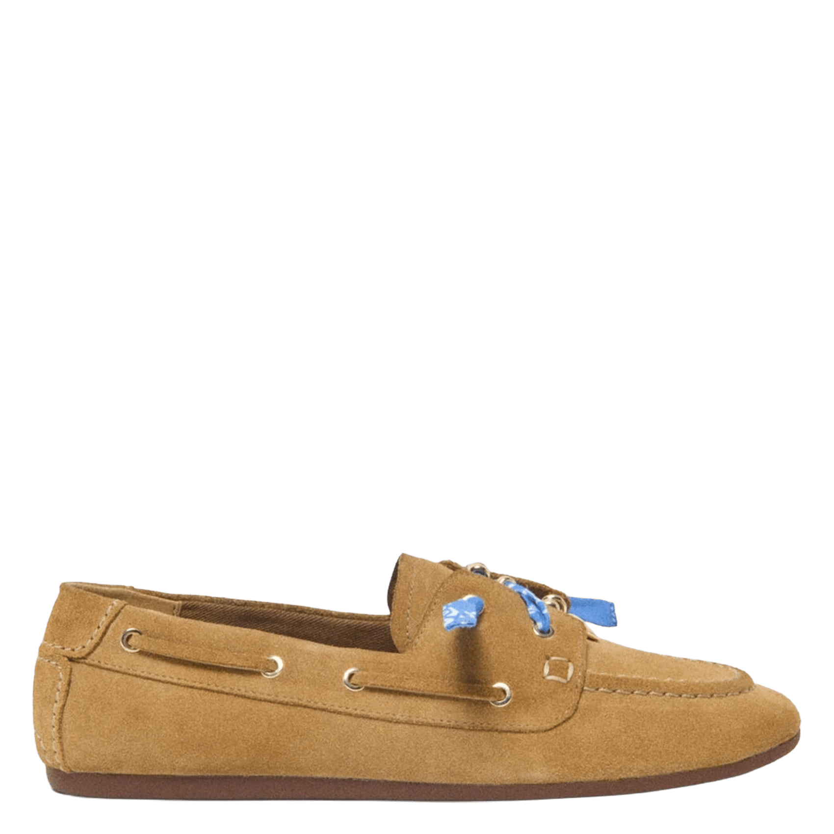 Mocassins en cuir MAJE Beige