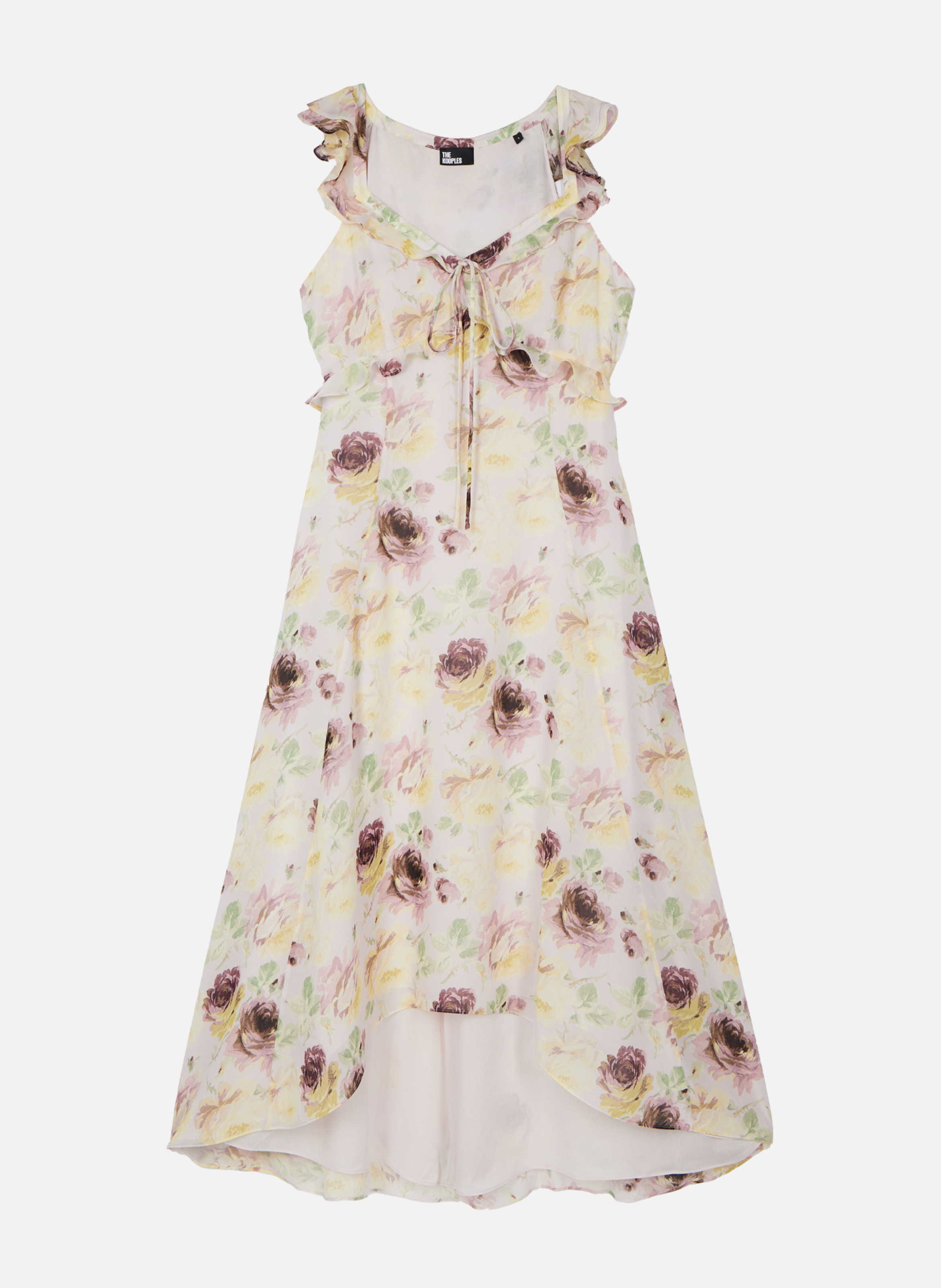 Robe longue volantée imprimé THE KOOPLES Rose
