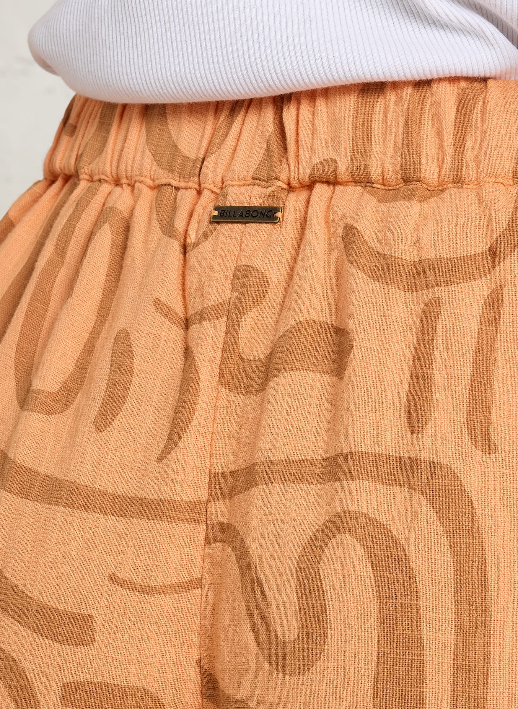 Baumwollshorts mit Print BILLABONG Orange