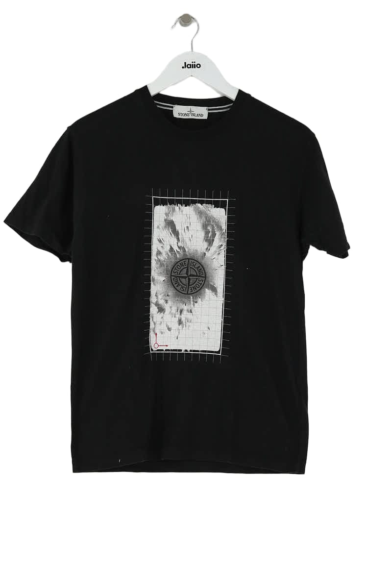 T-shirt STONE ISLAND SECONDE MAIN Black
