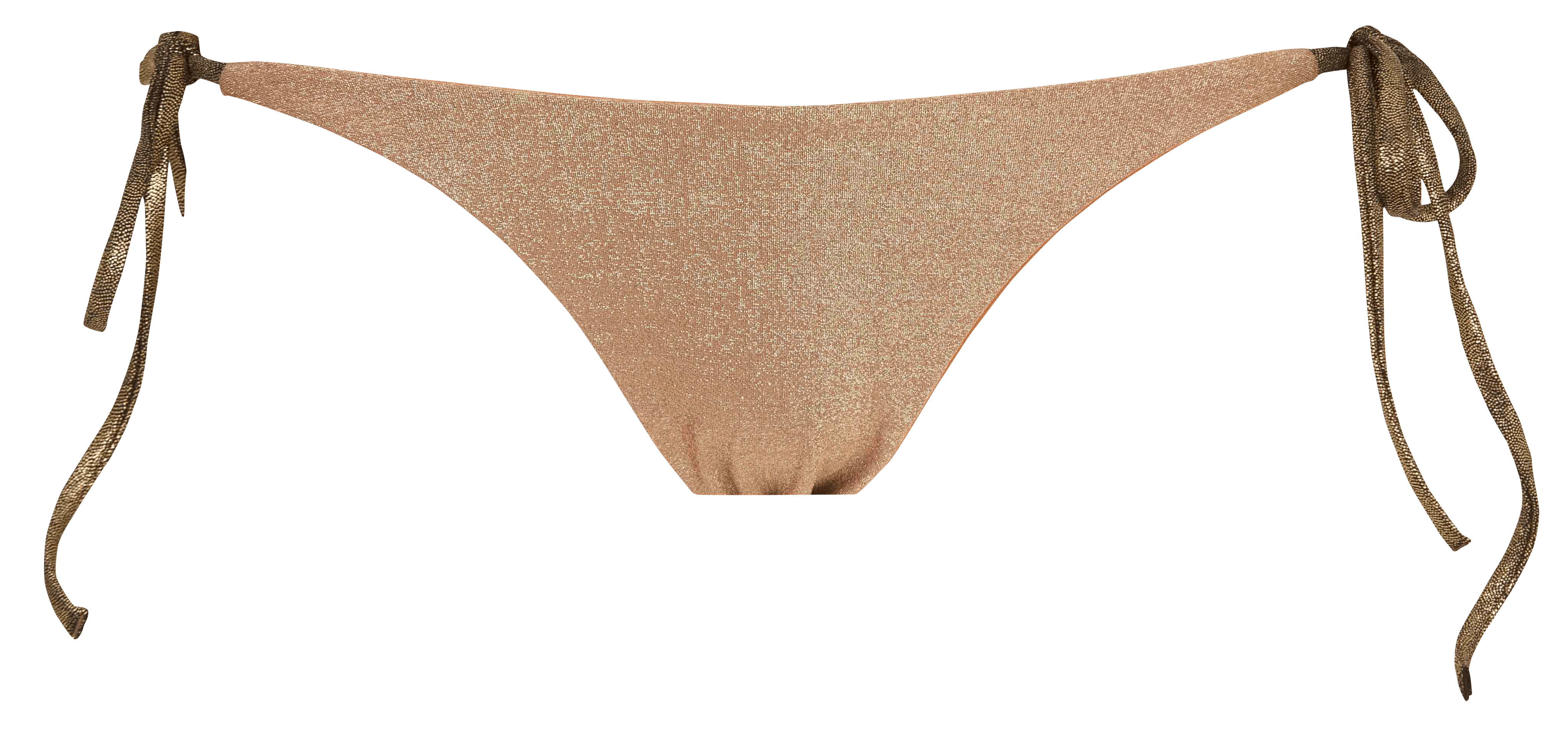 Glanzende bikinibroekjes BELIZA Goudkleurig