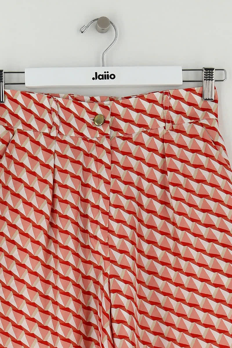 Wide trousers ELISE CHALMIN - Seconde Main Red