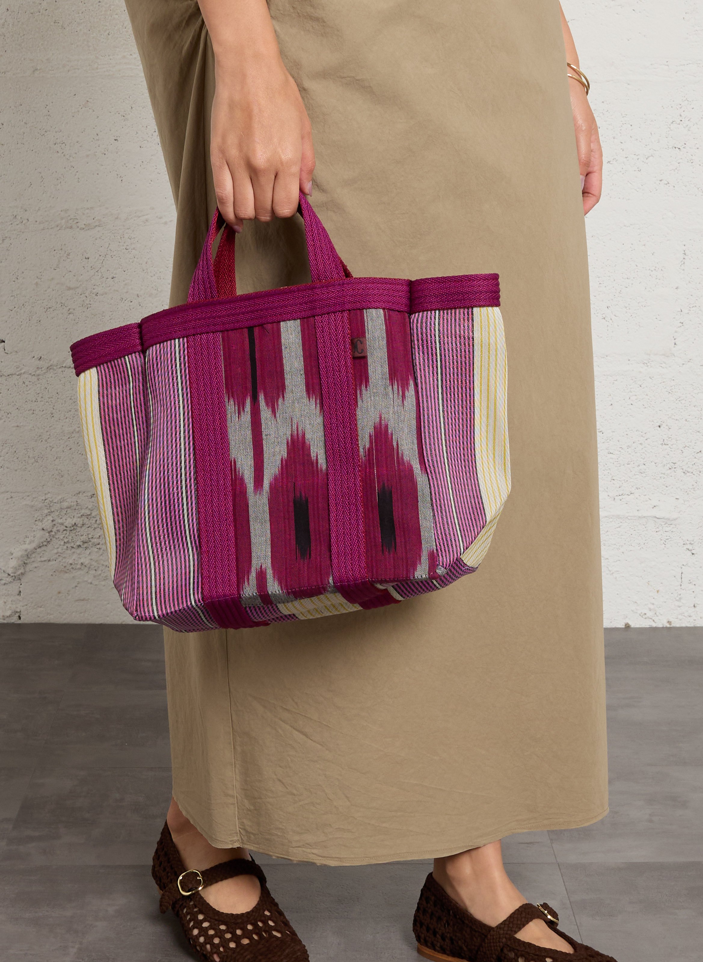 Gewebte bedruckte Einkaufstasche BABACHIC BAGS Mehrfarbig