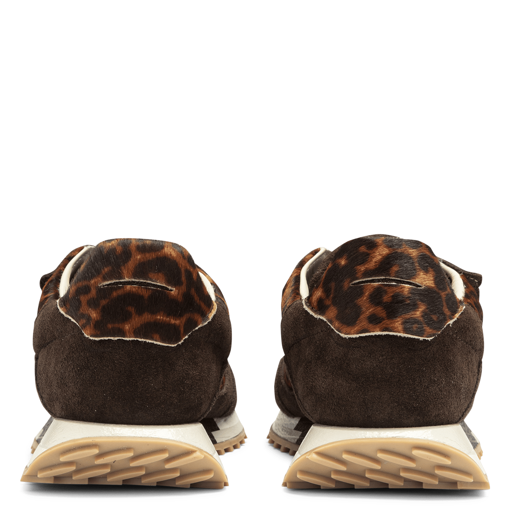 Low-top leather trainers GHOUD VENICE Brown