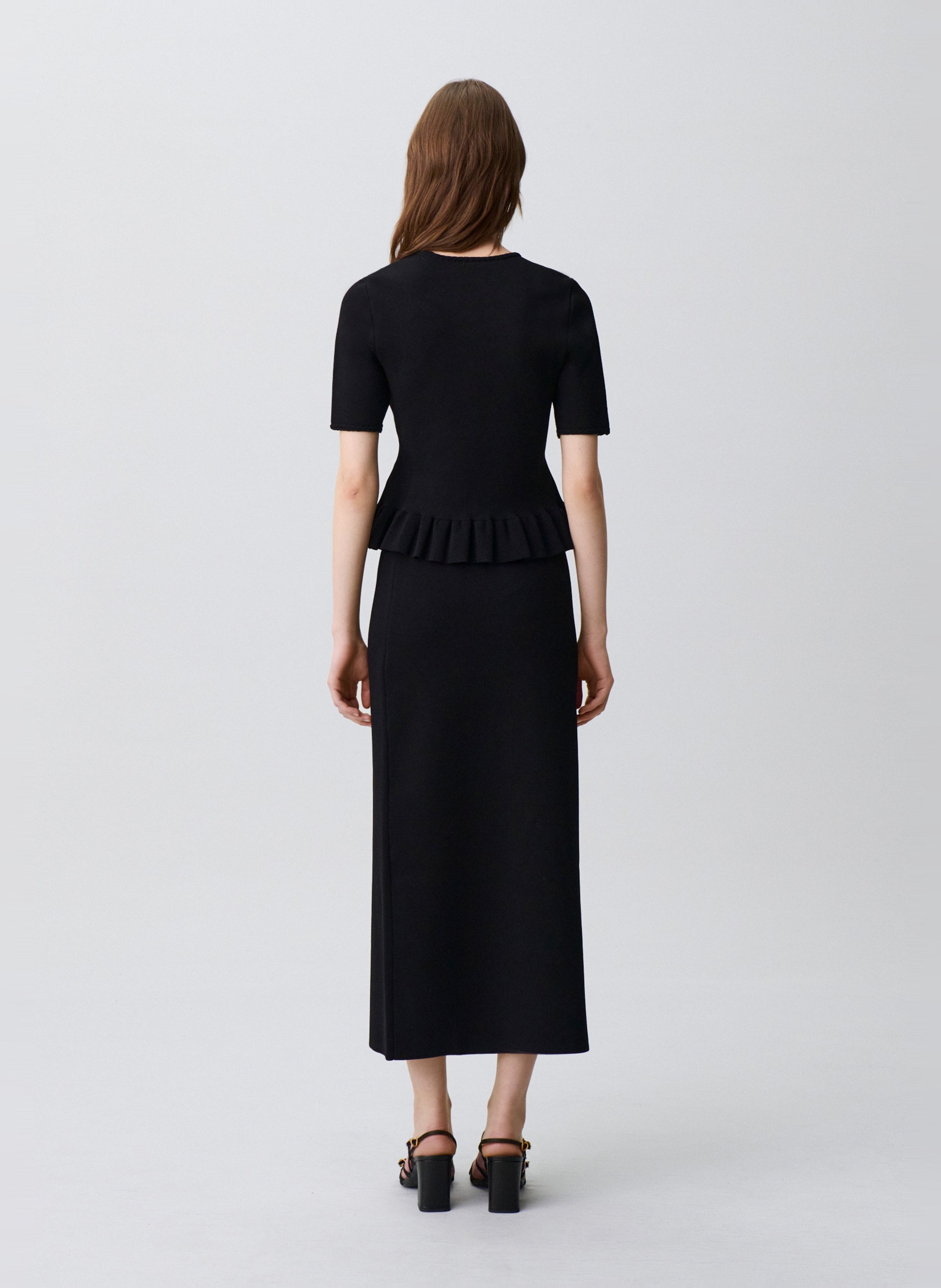 Round-neck top CLAUDIE PIERLOT Black