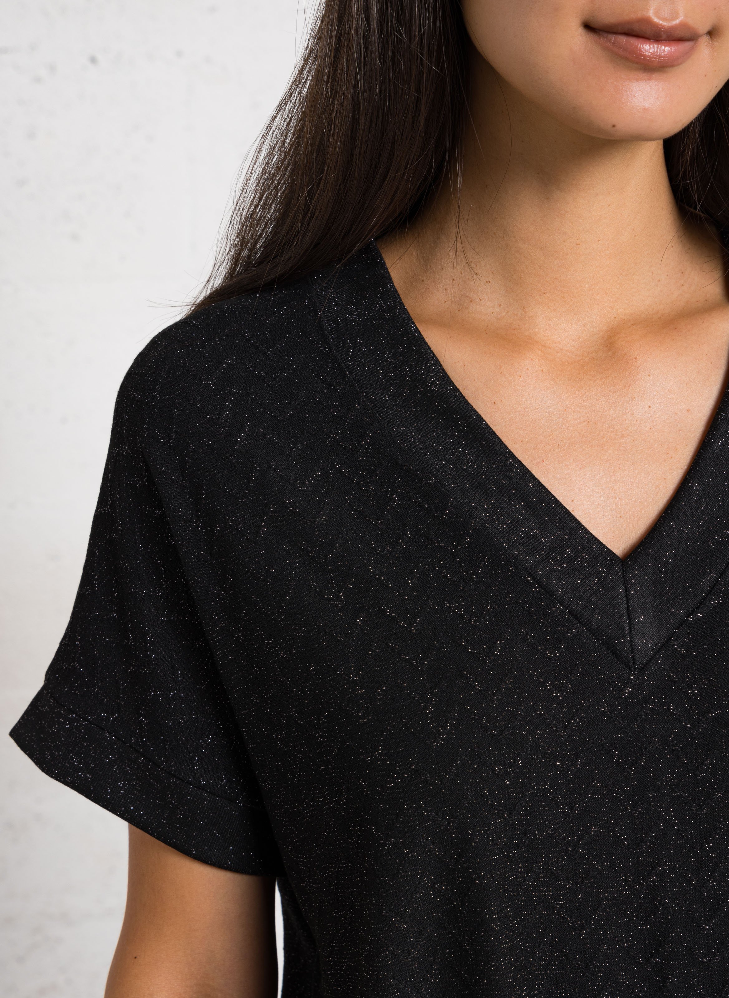 Short-sleeve top IKKS Black