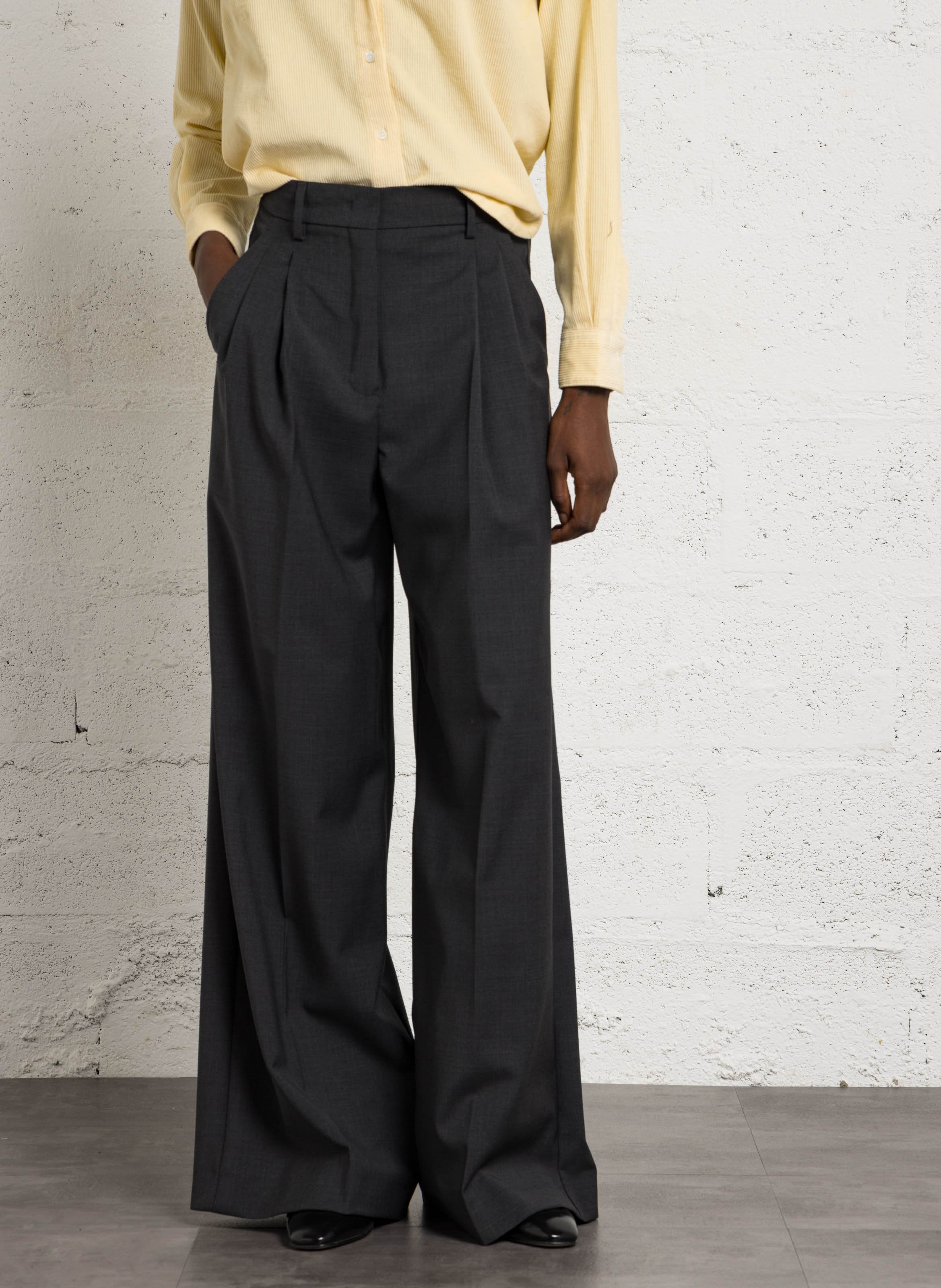 Pantalon kostuum in wol MAX MARA WEEK END Zwart