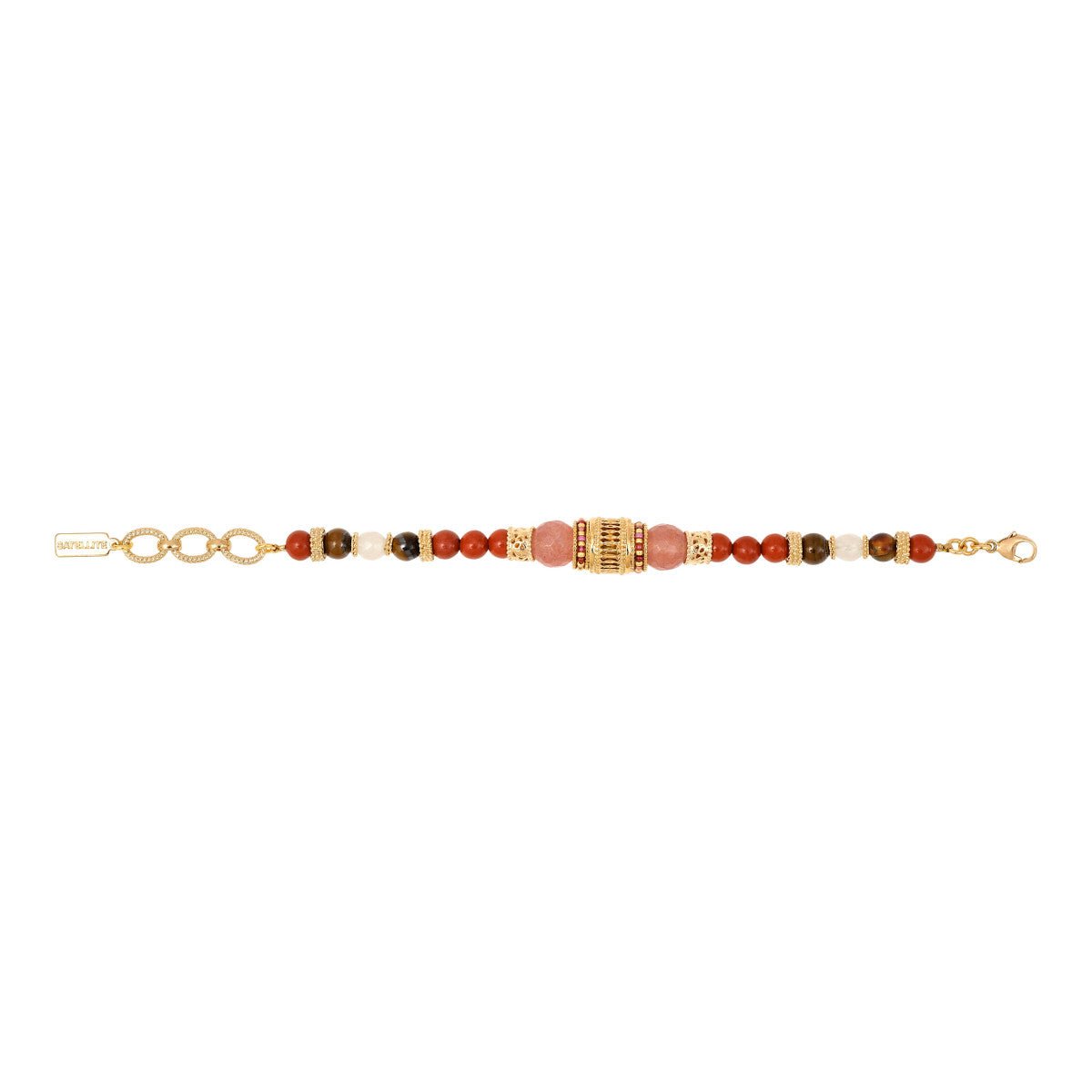 Adjustable flexible bracelet SATELLITE PARIS Pink