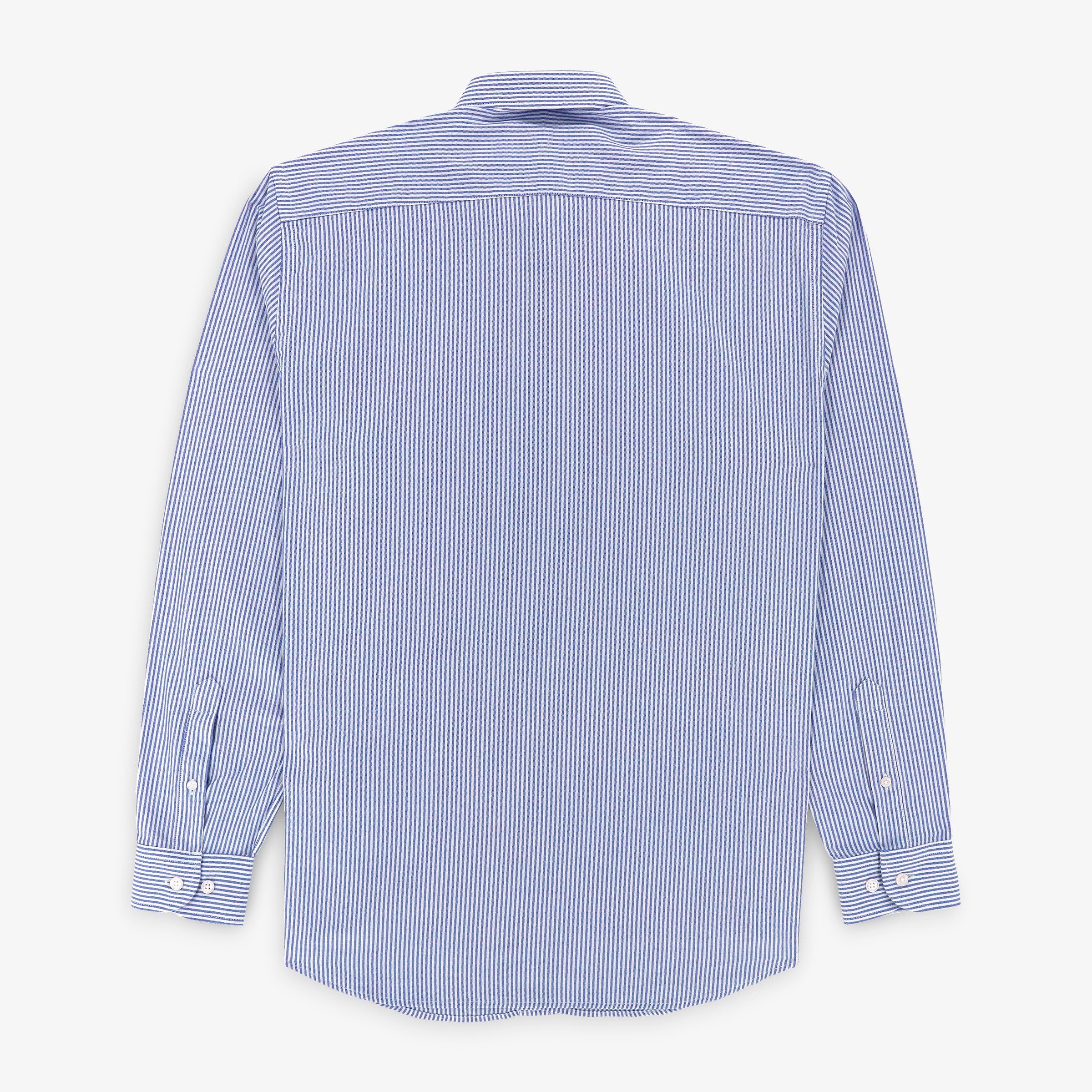 Long-sleeved cotton shirt SERGE BLANCO Blue