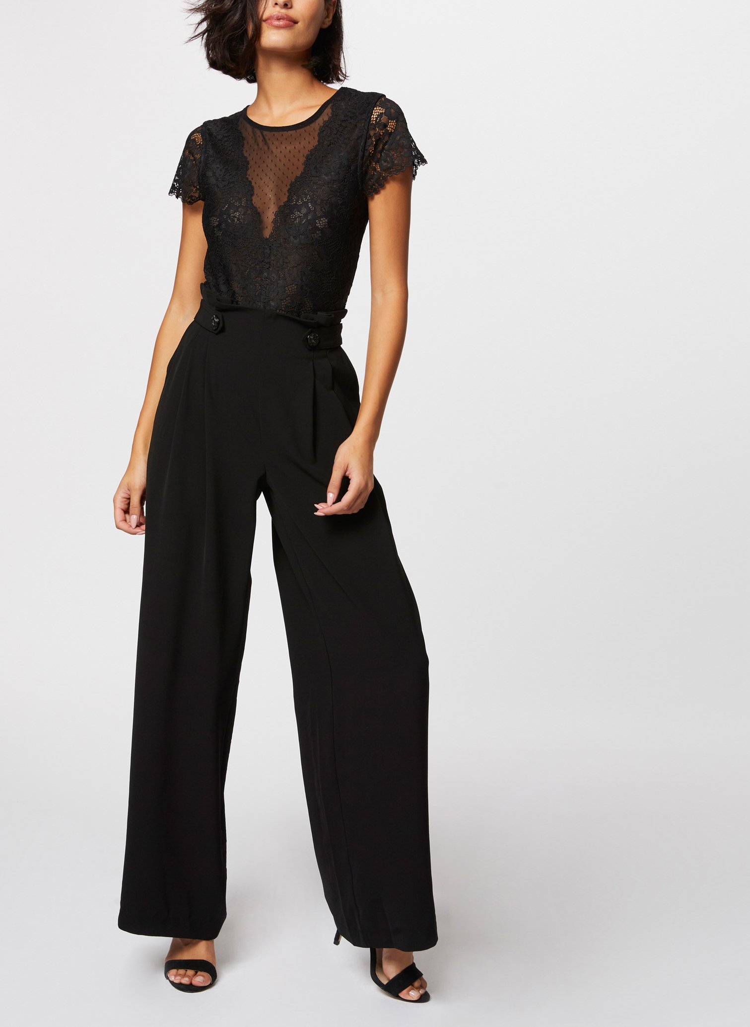 Body en dentelle Noir