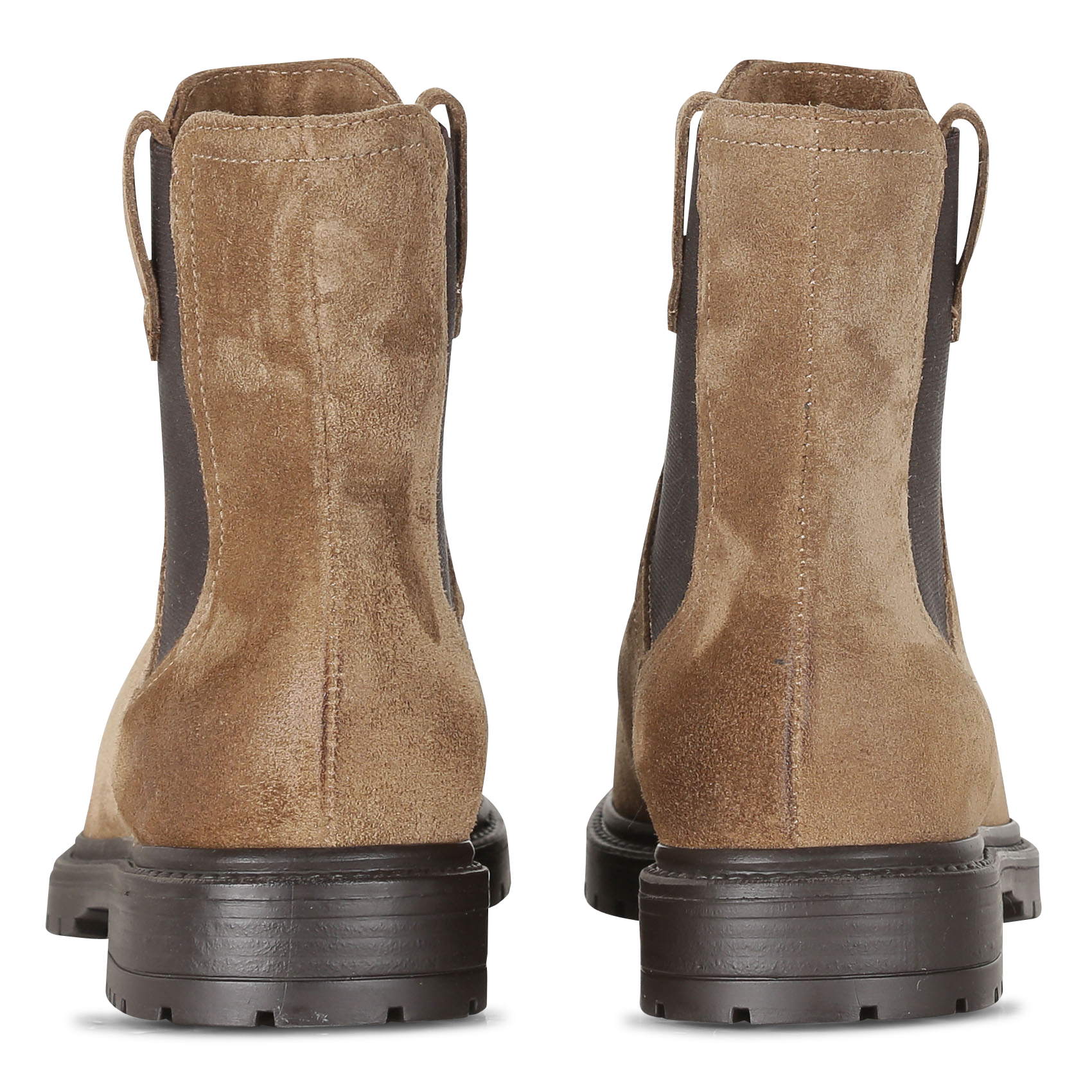 Suède enkellaarzen Bruin